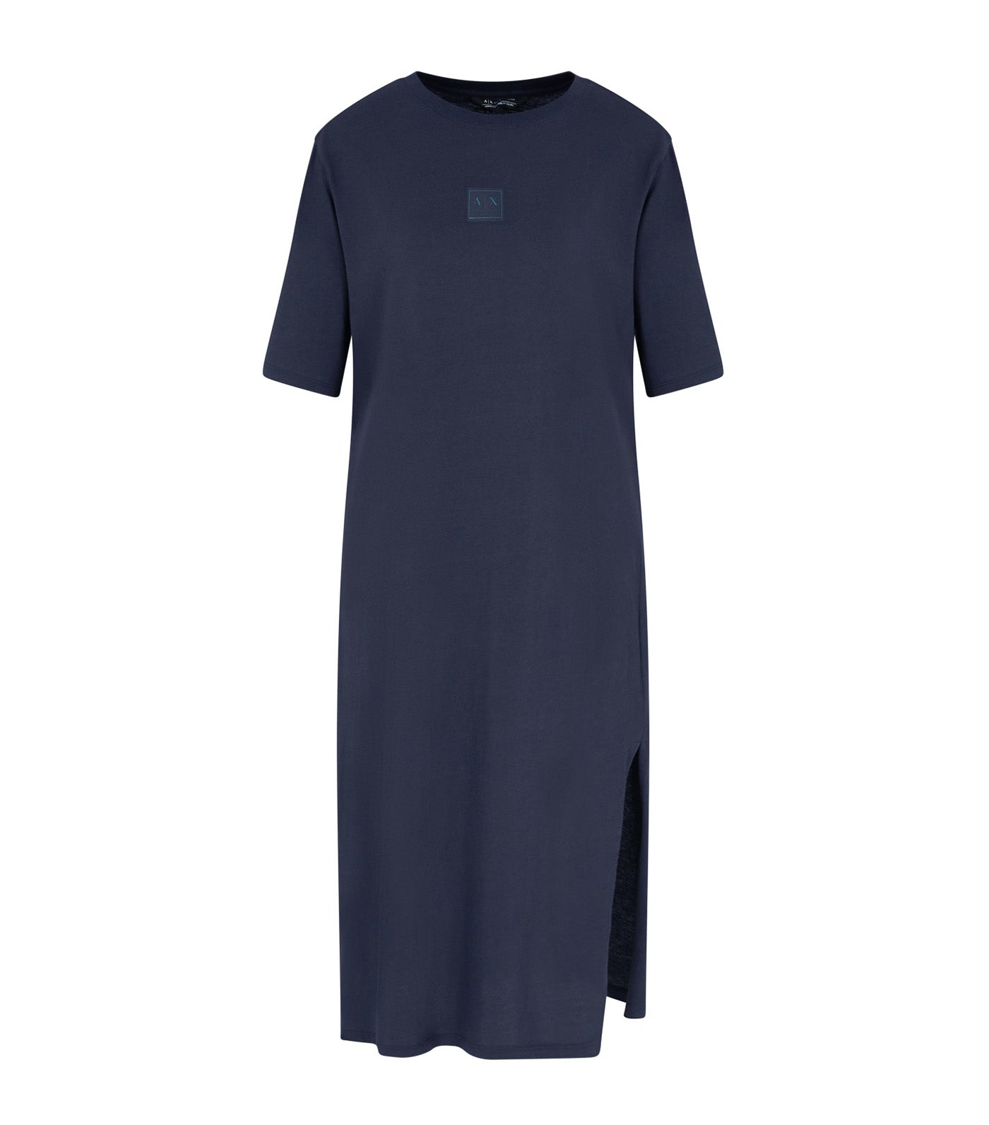 Armani Exchange Jersey Midi Dress Navy