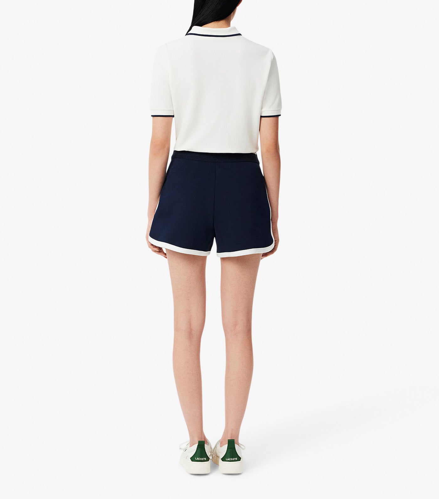 Tennis Heritage Stretch Piqué Shorts Navy Blue/Flour