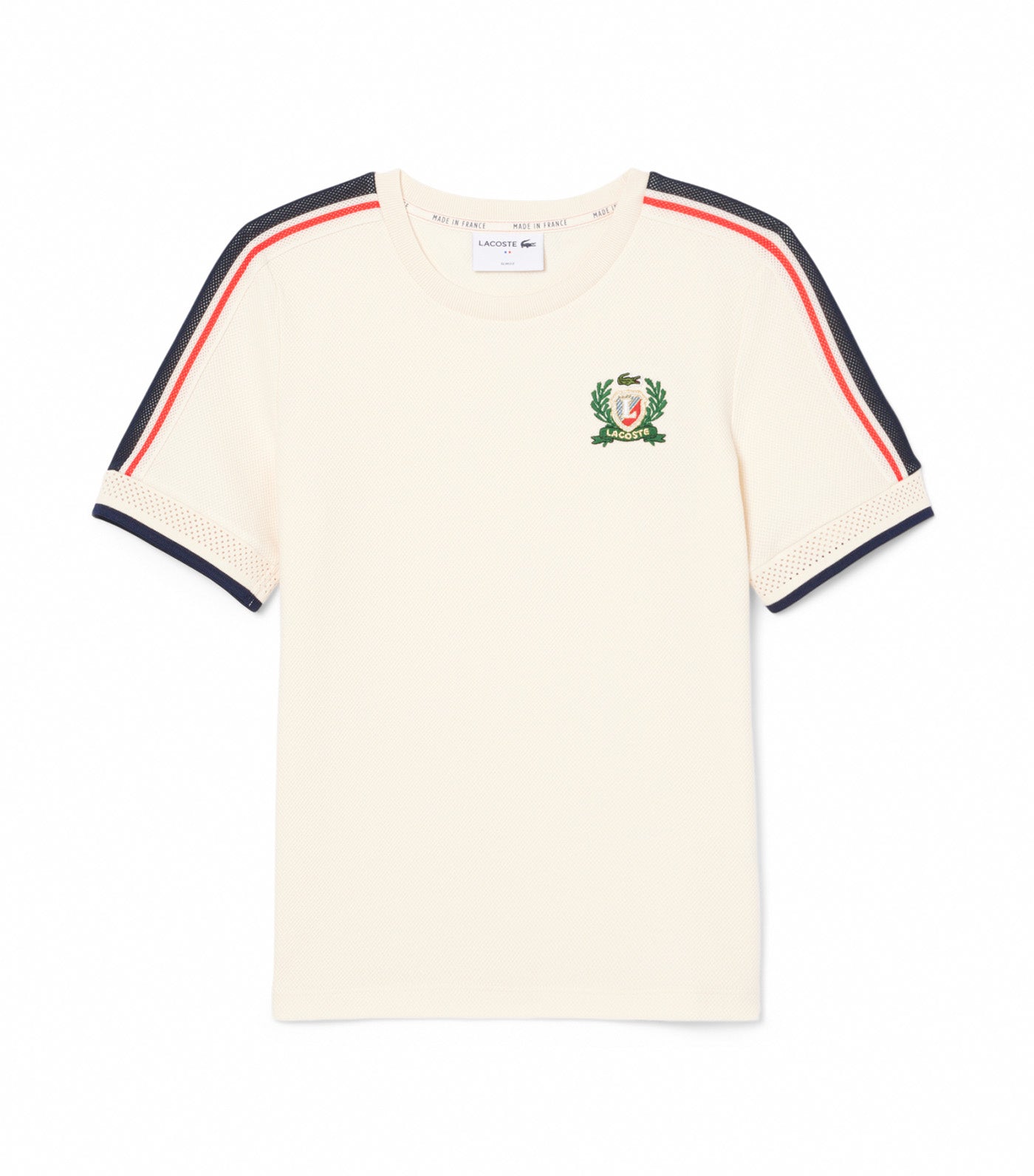 French Made Textured Piqué T-Shirt Lapland