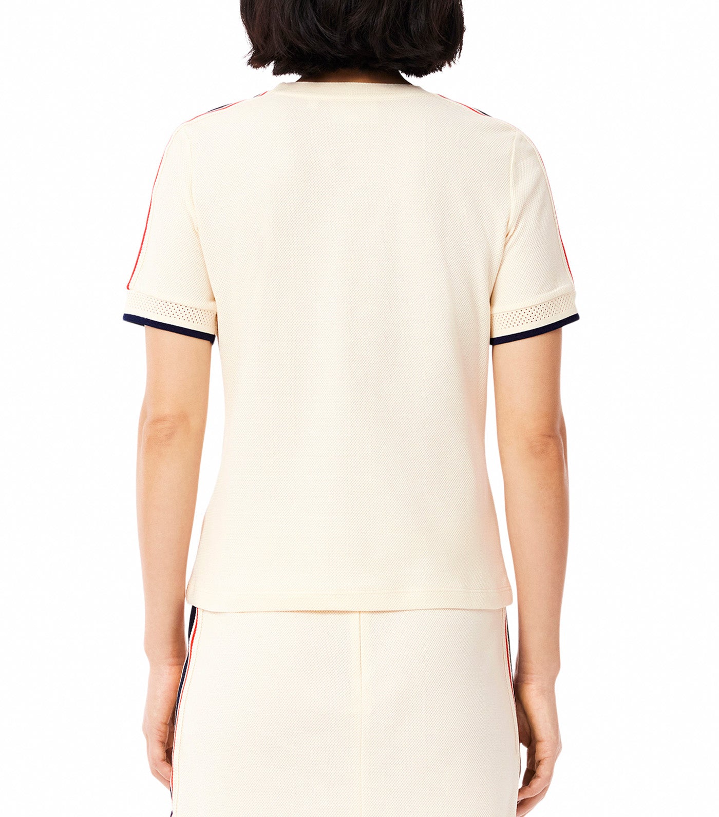 French Made Textured Piqué T-Shirt Lapland