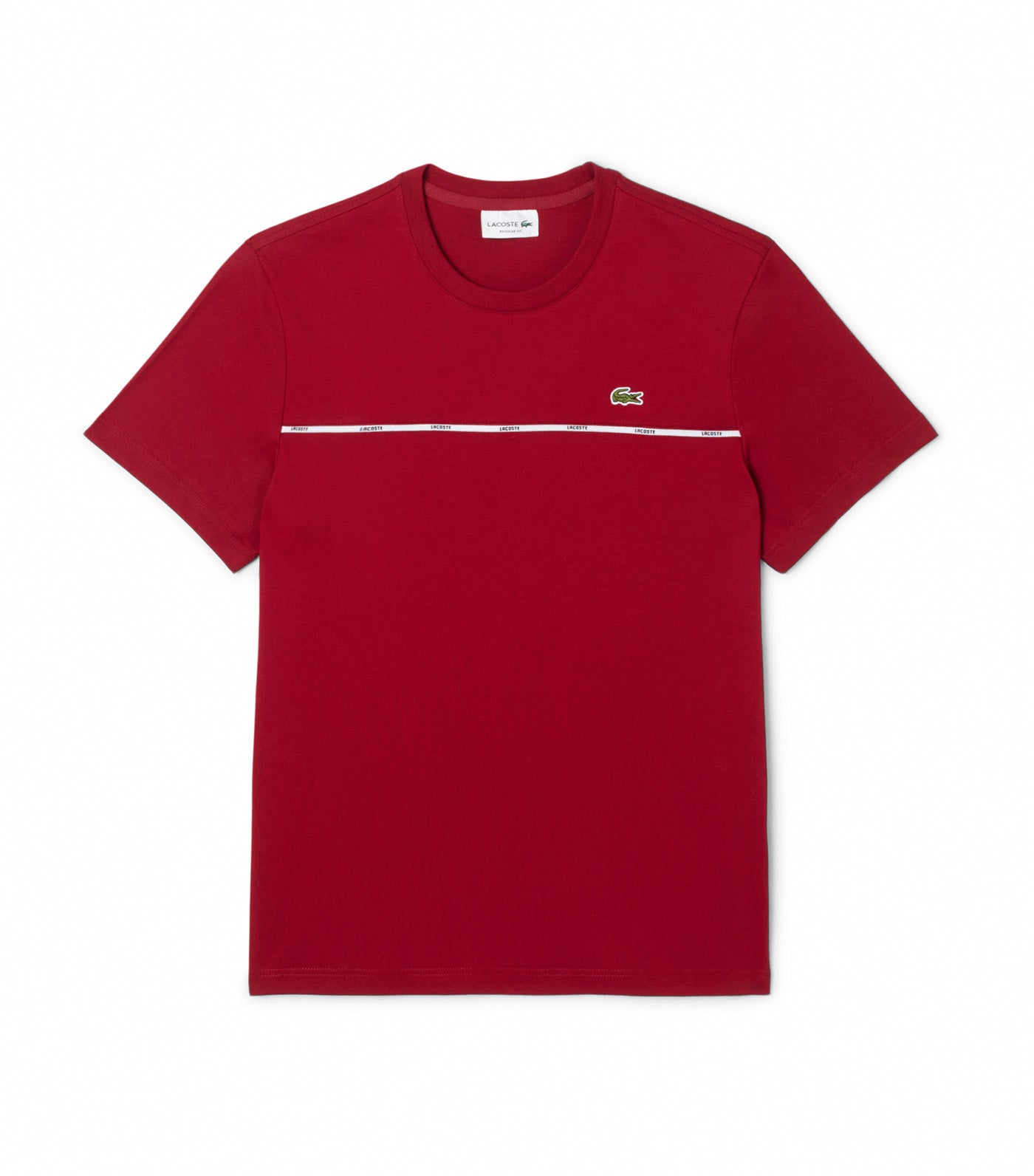 Lacoste Regular Fit Trim T-Shirt Bordeaux