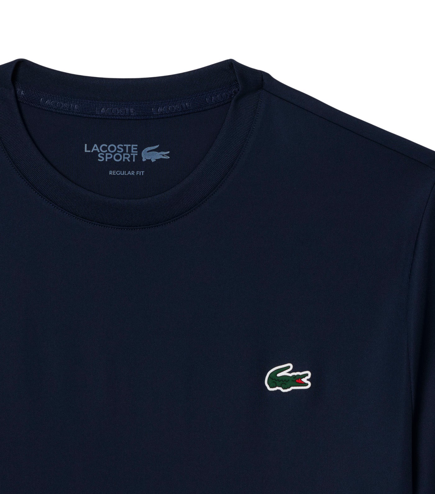 Lacoste UV Protect Lightweight Stretch Sport T-Shirt Navy Blue
