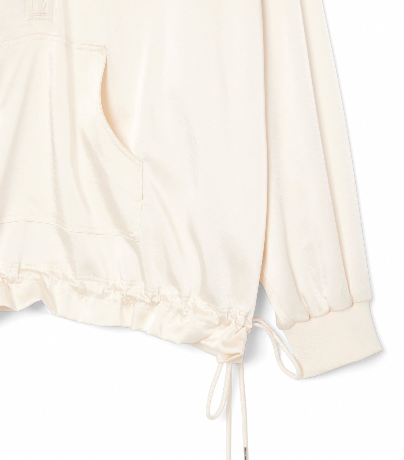 High Zipped Neck Oversized Popover Jacket