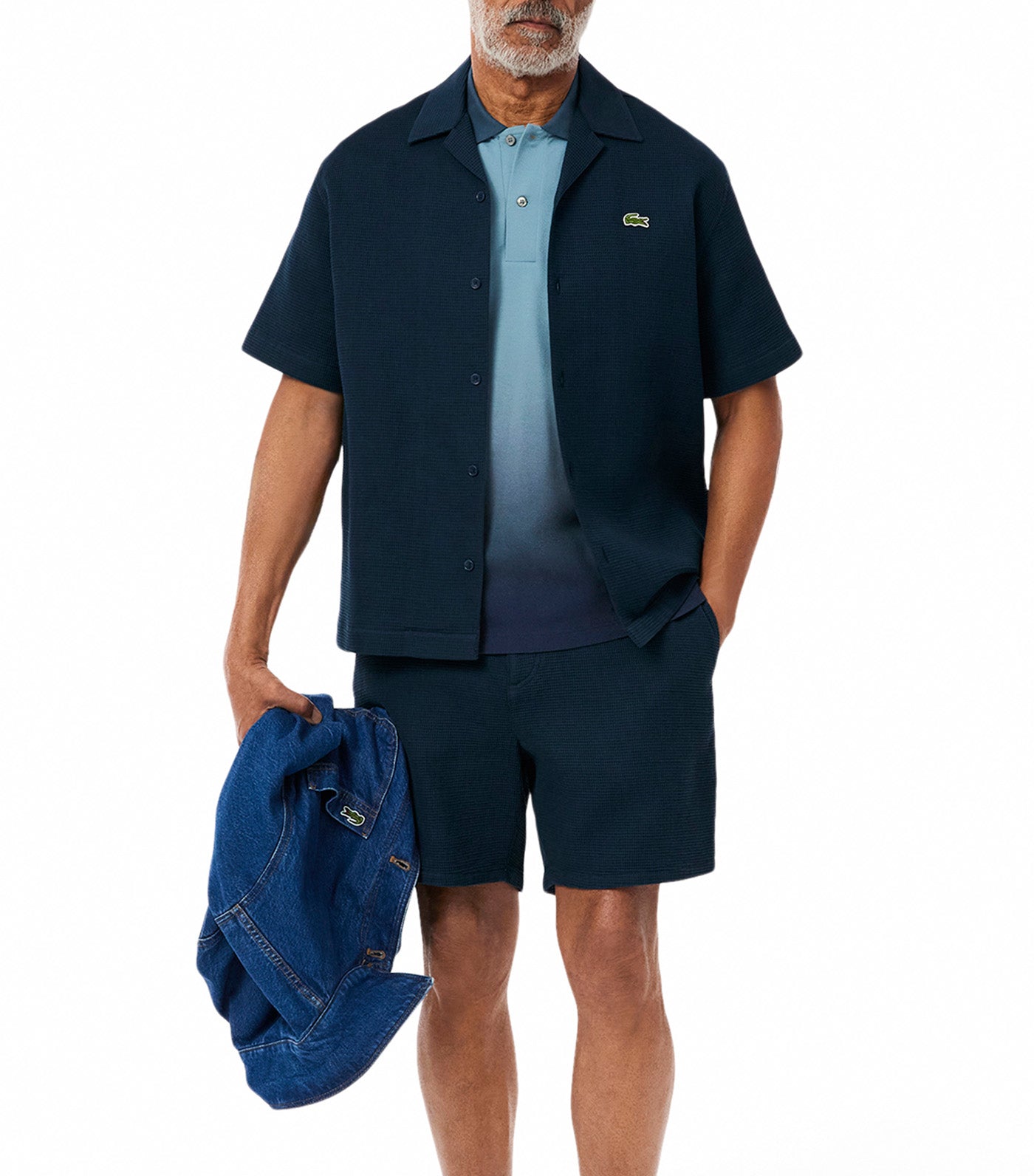 Classic Fit Ombré Print L.12.12 Polo Shirt