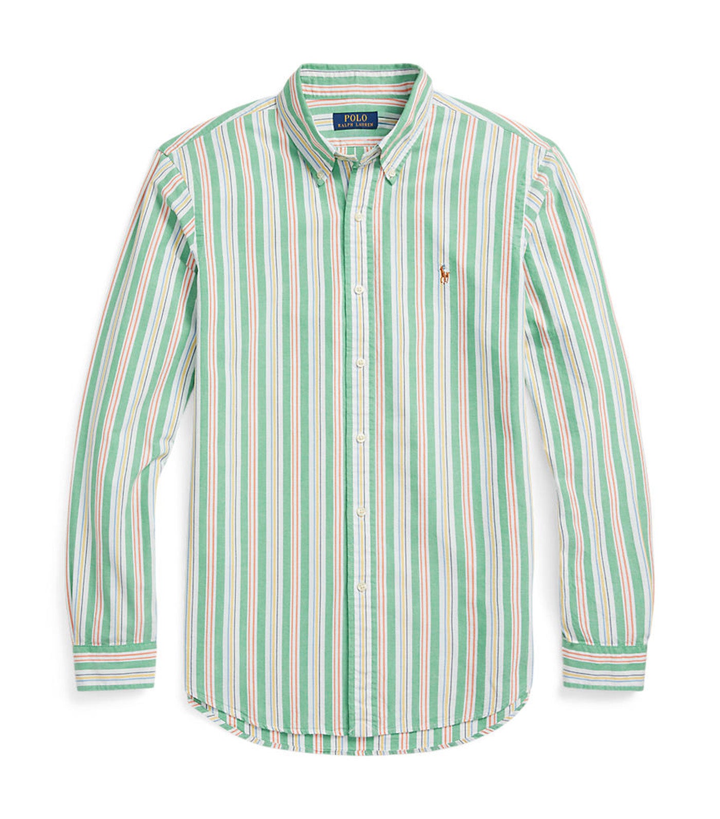 Men's Custom Fit Striped Oxford Shirt