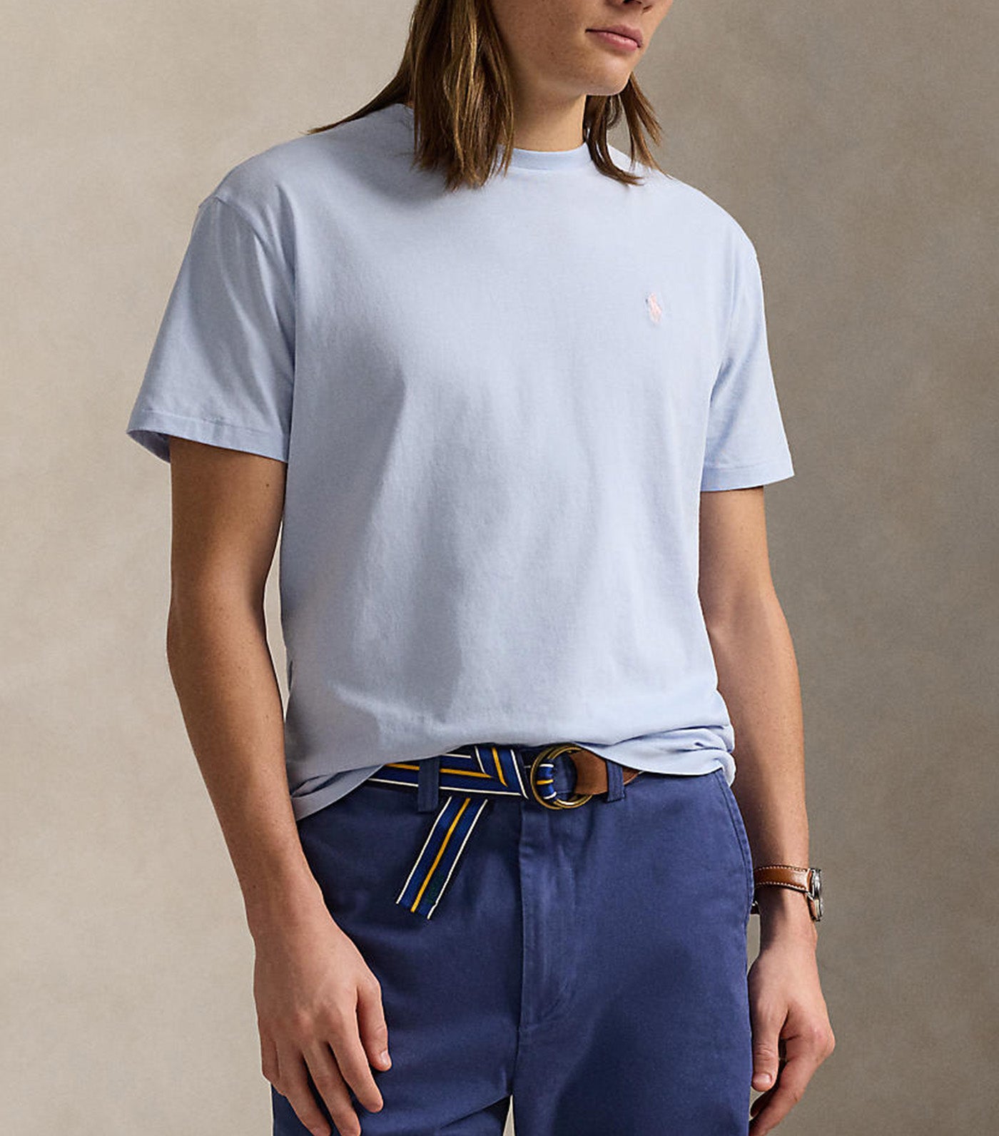 Men's Custom Slim Fit Jersey Crewneck T-Shirt