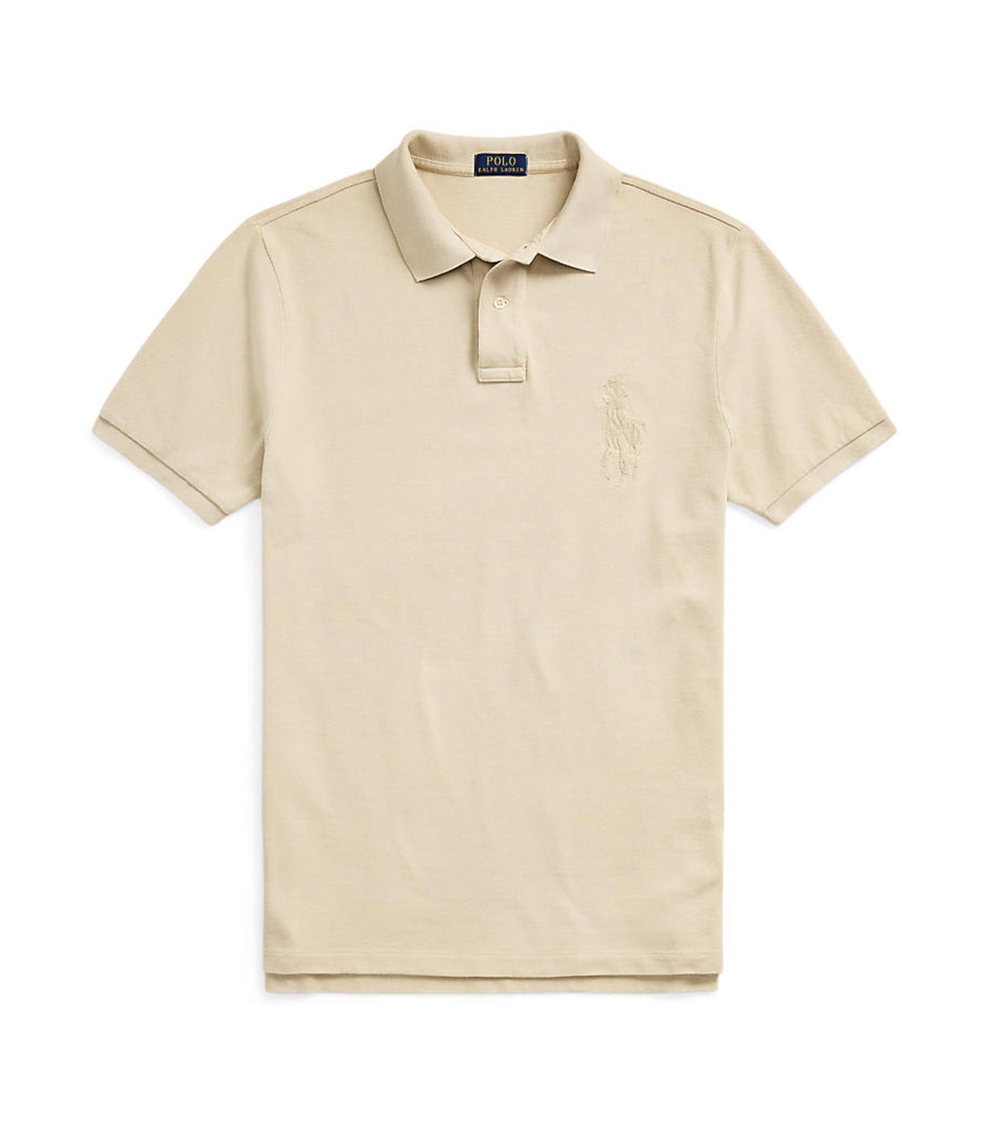 Men's Custom Slim Fit Big Pony Mesh Polo Shirt