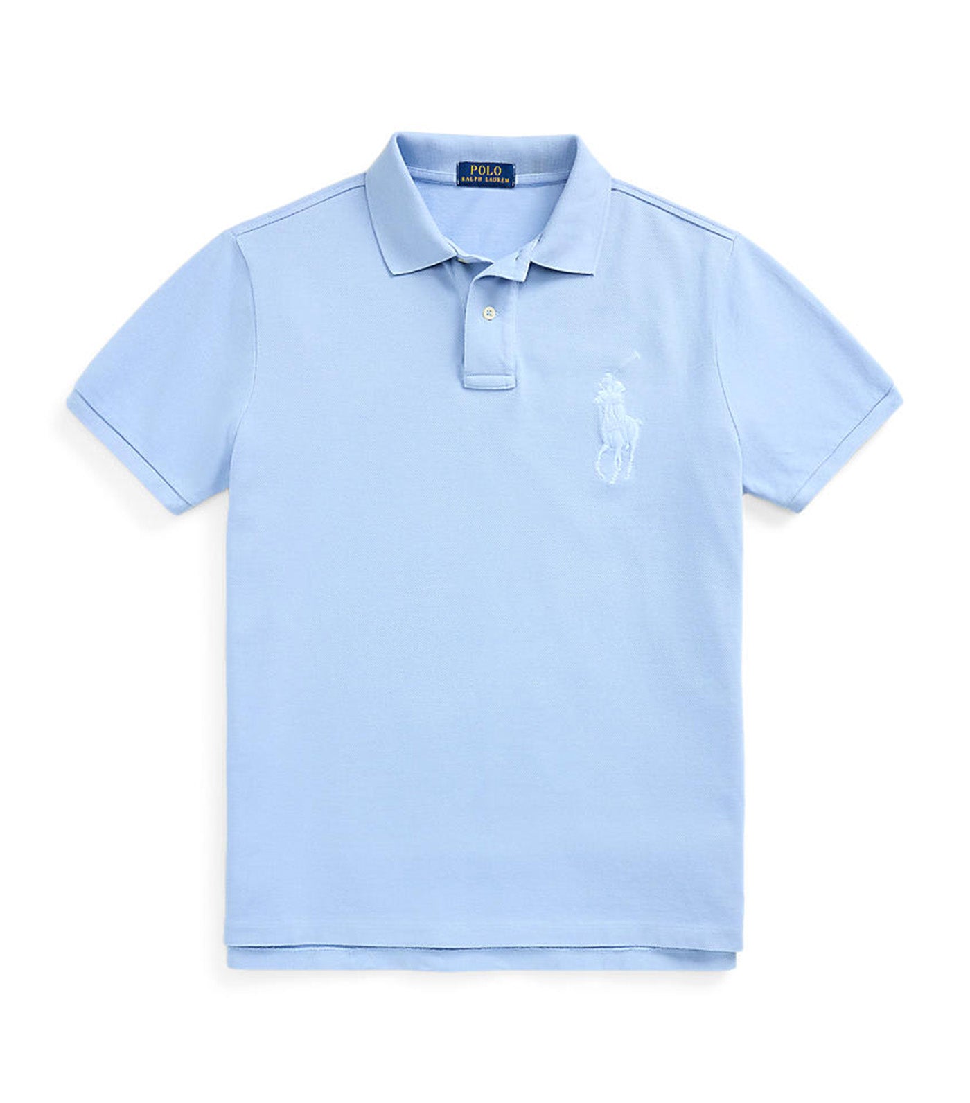 Men's Custom Slim Fit Big Pony Mesh Polo Shirt