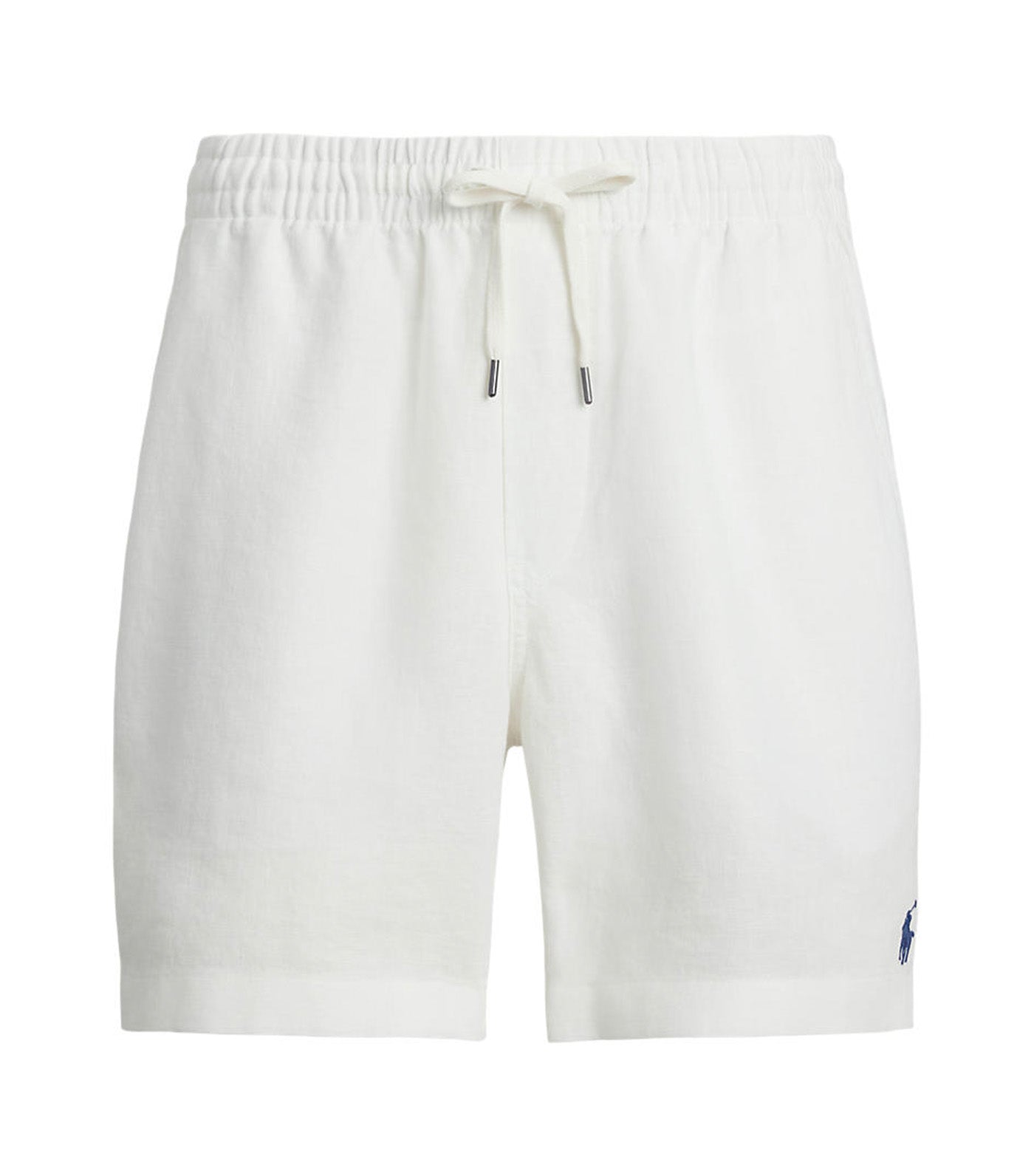 Men's 6in Polo Prepster Linen Short Deckwash White
