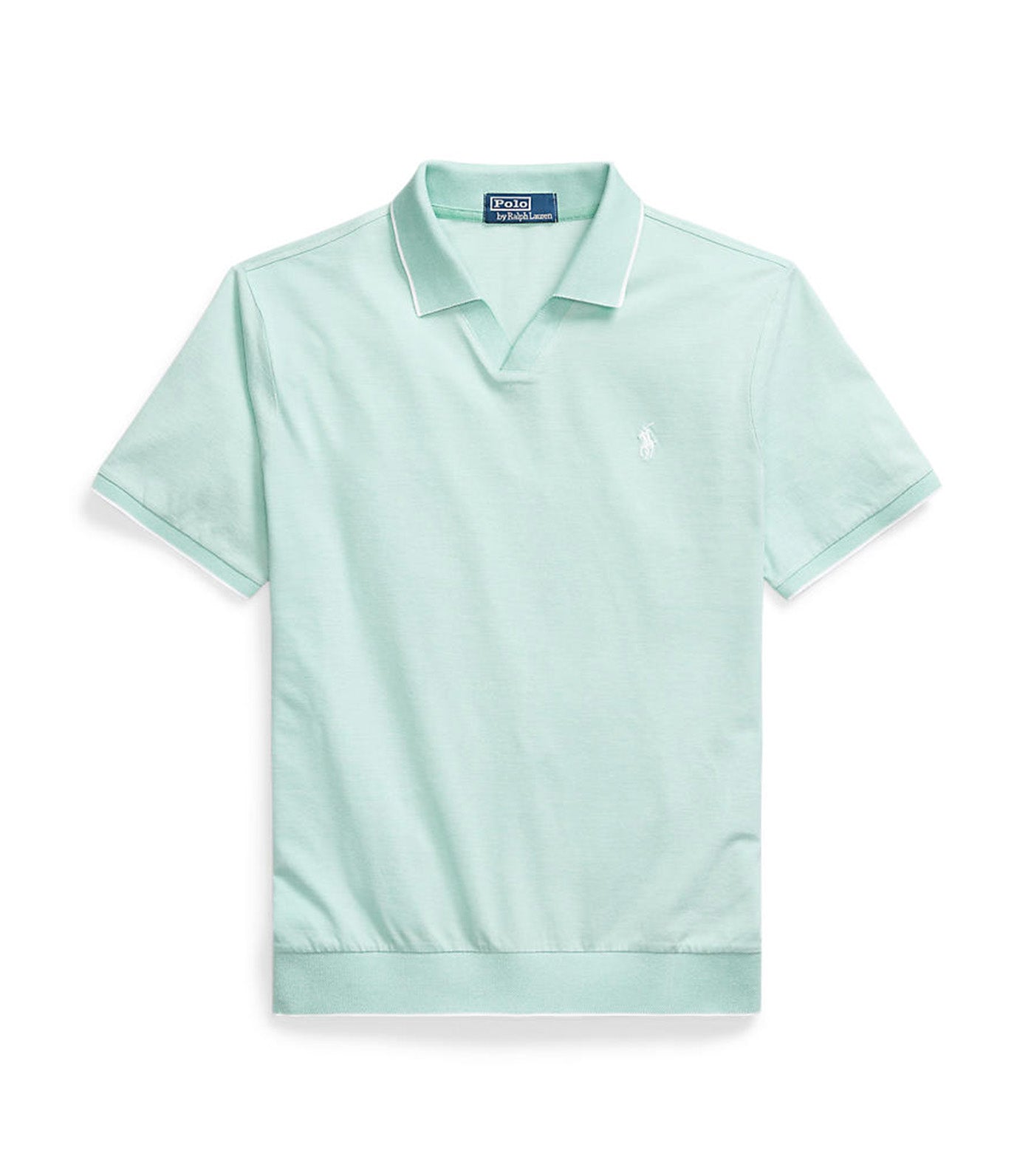 Men's Jacquard Mesh Polo Shirt
