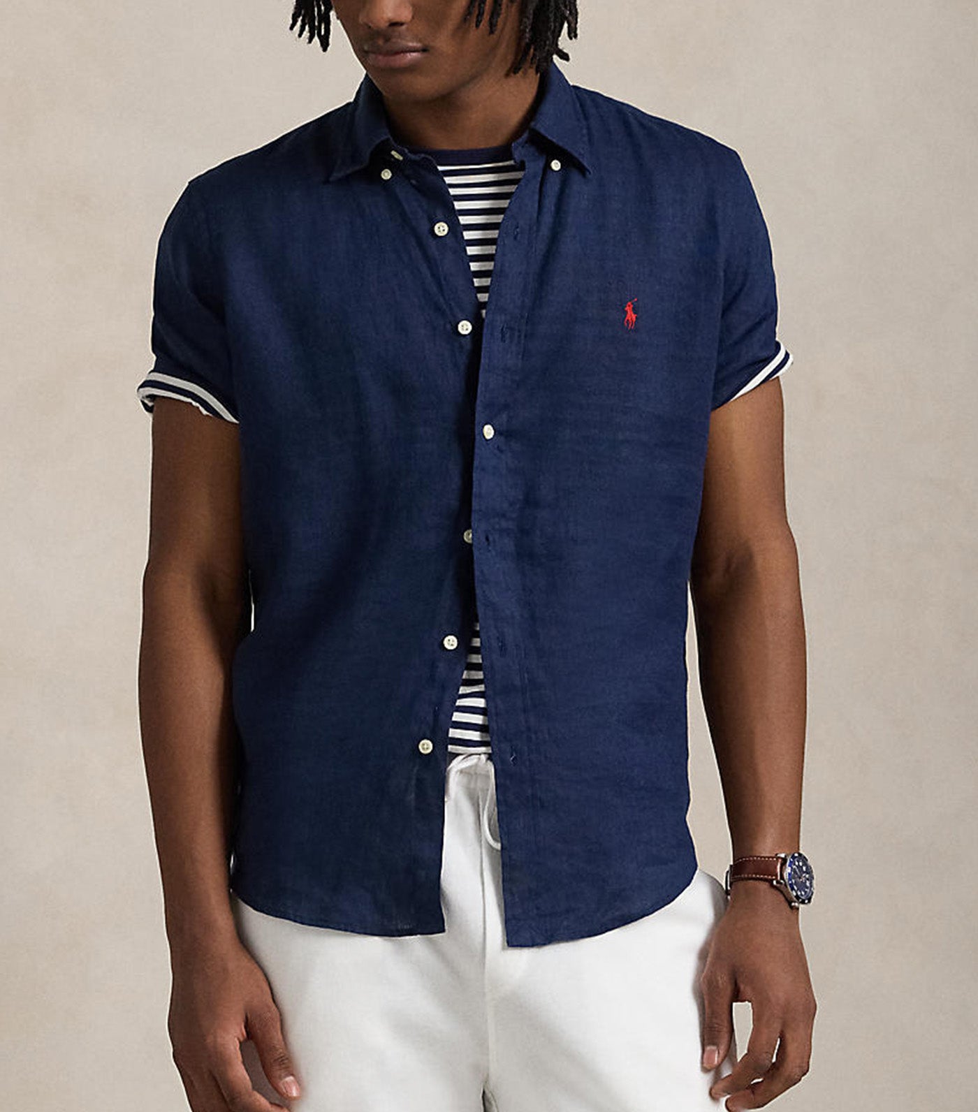 Men's Custom Fit Linen Shirt