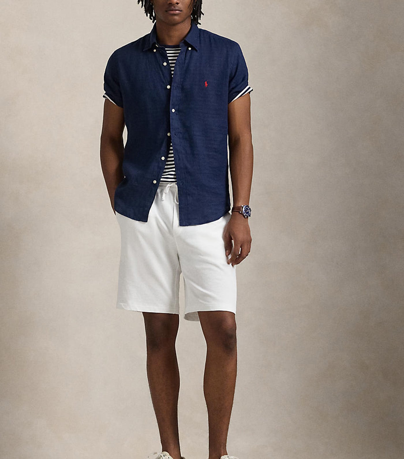 Men's Custom Fit Linen Shirt