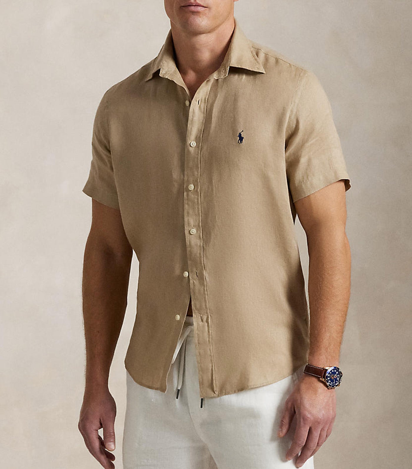 Men's Custom Fit Linen Shirt