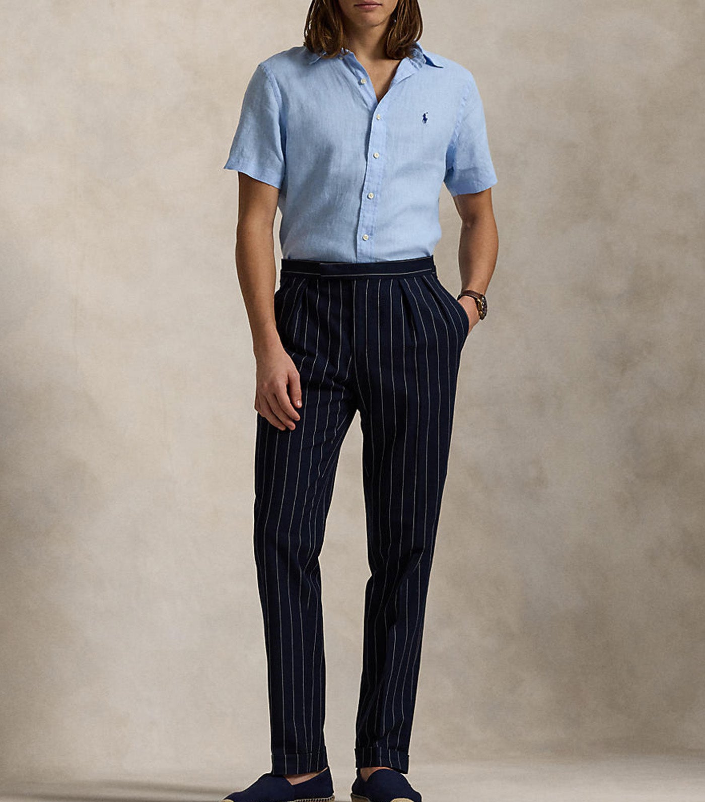 Men's Custom Fit Linen Shirt