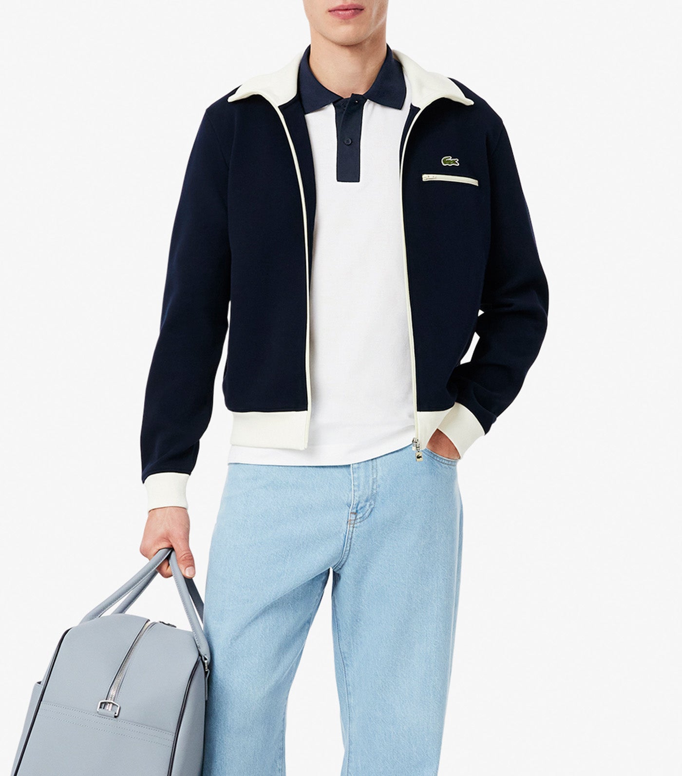 Classic Fit Contrast Collar L.12.12 Polo Shirt