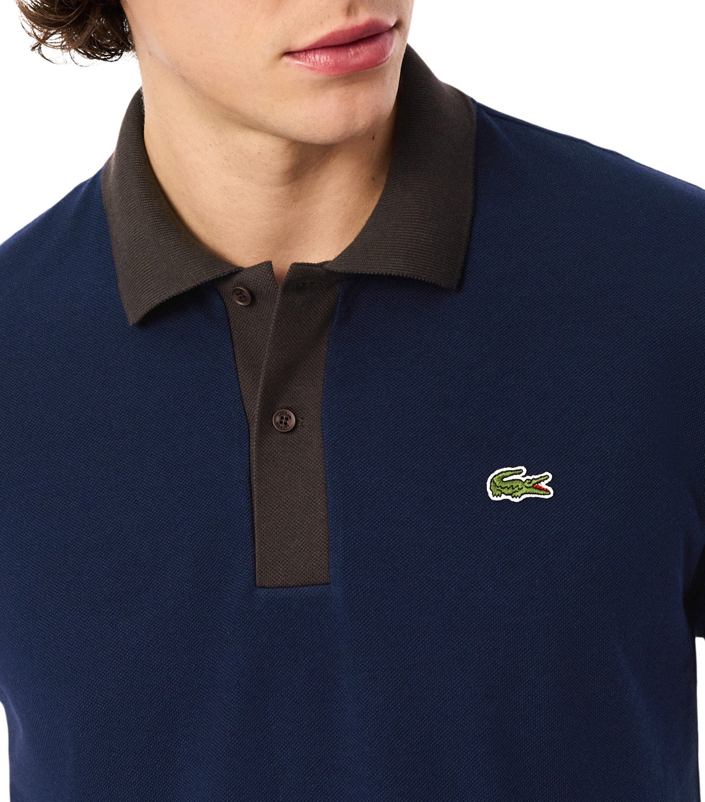 Classic Fit Contrast Collar L.12.12 Polo Shirt