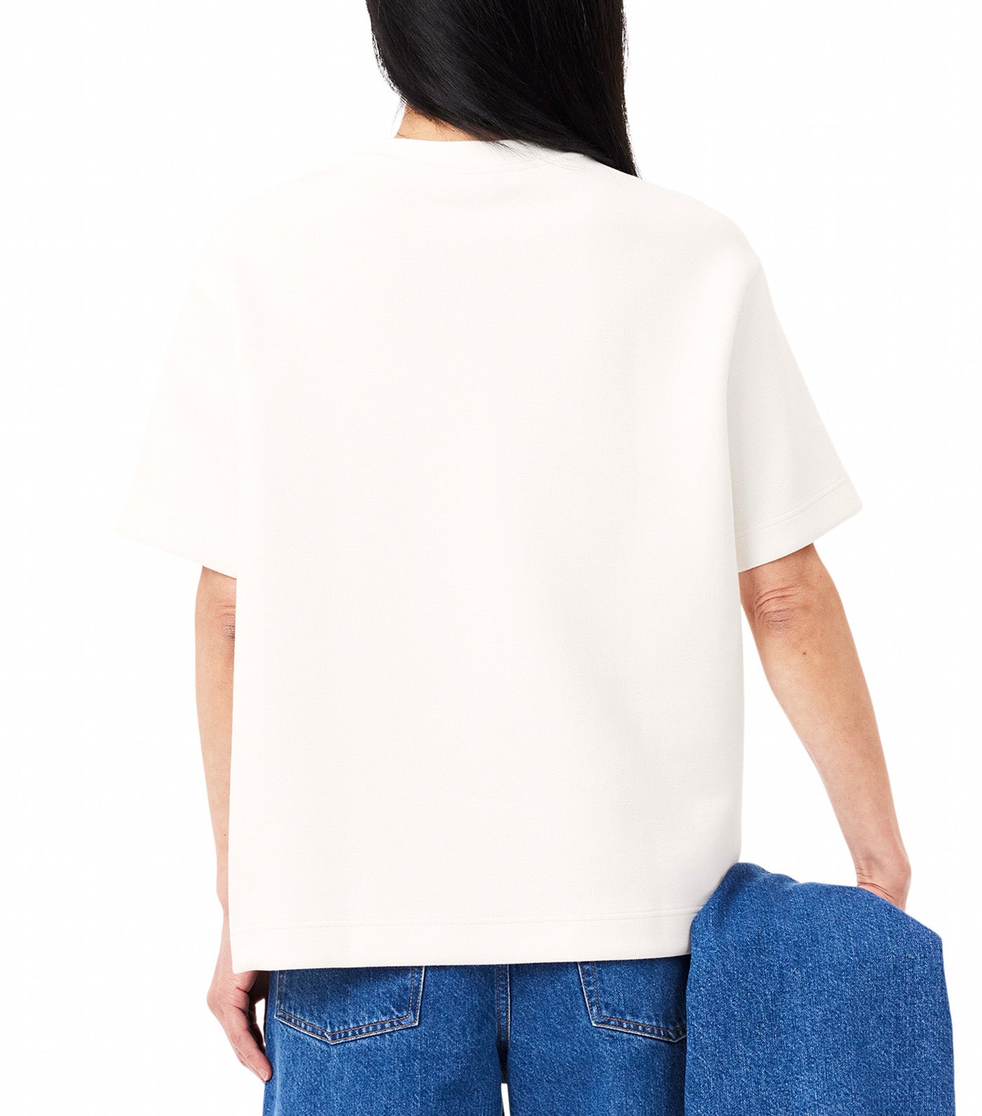 Oversized Double Face Piqué T-Shirt