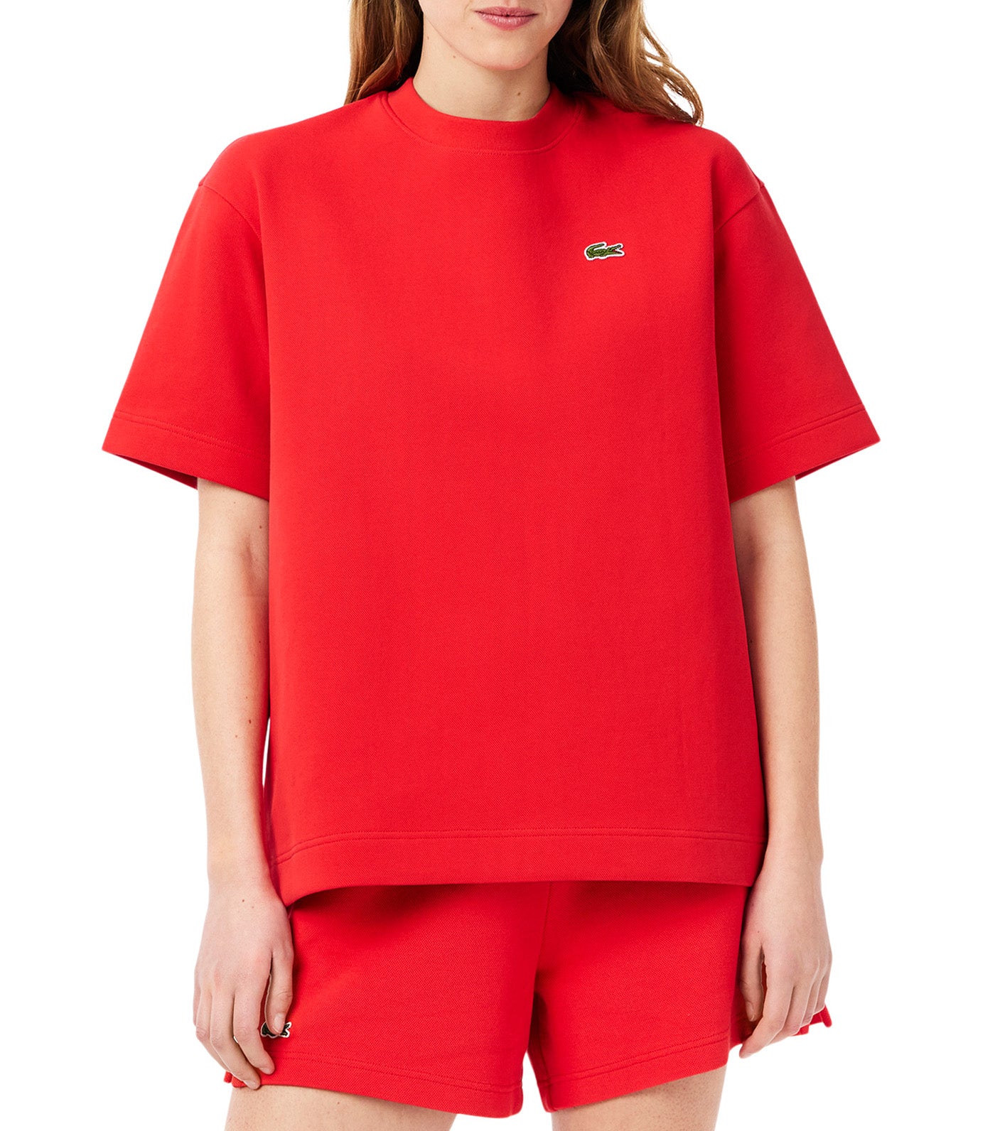 Oversized Double Face Piqué T-Shirt