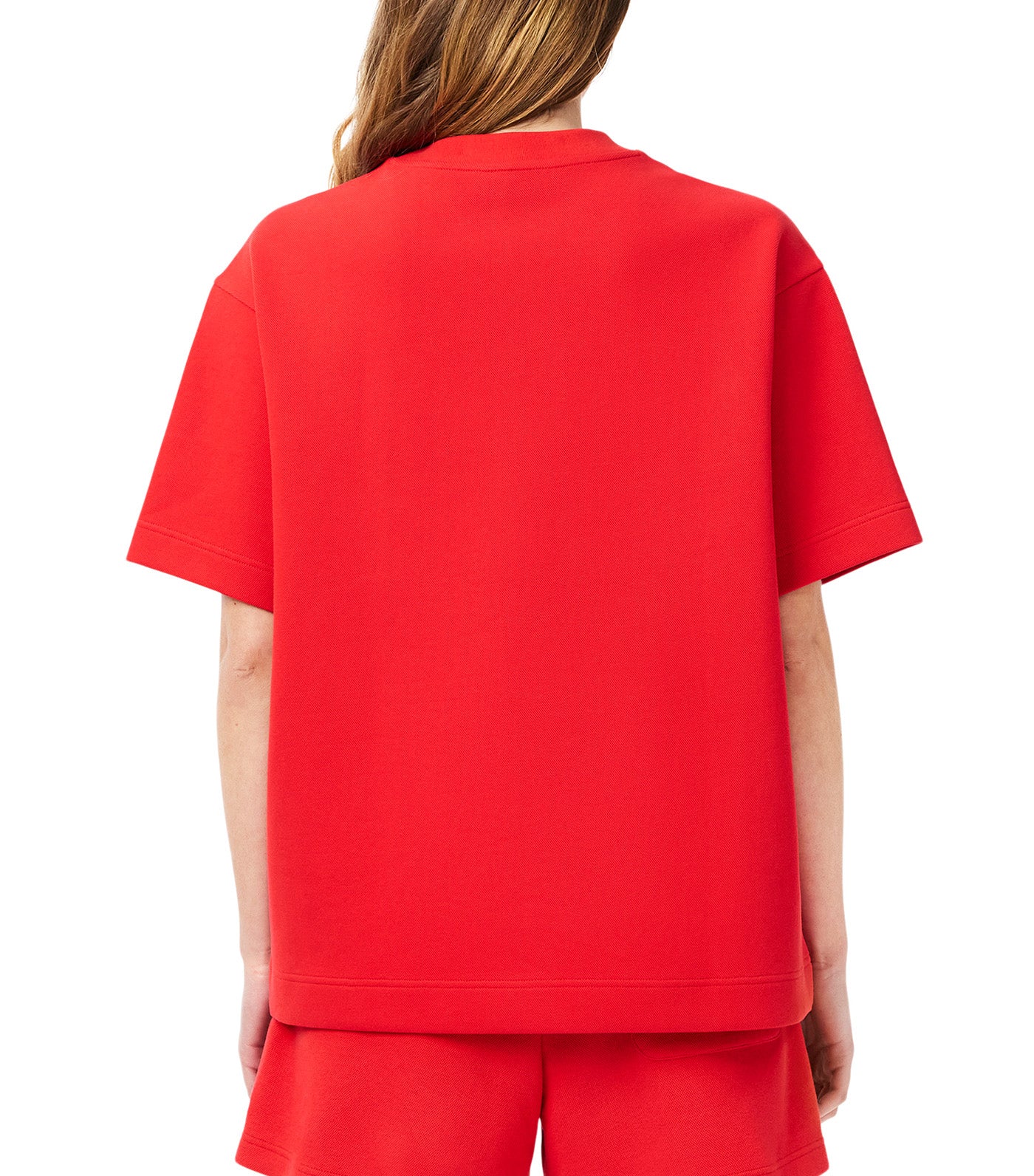 Oversized Double Face Piqué T-Shirt