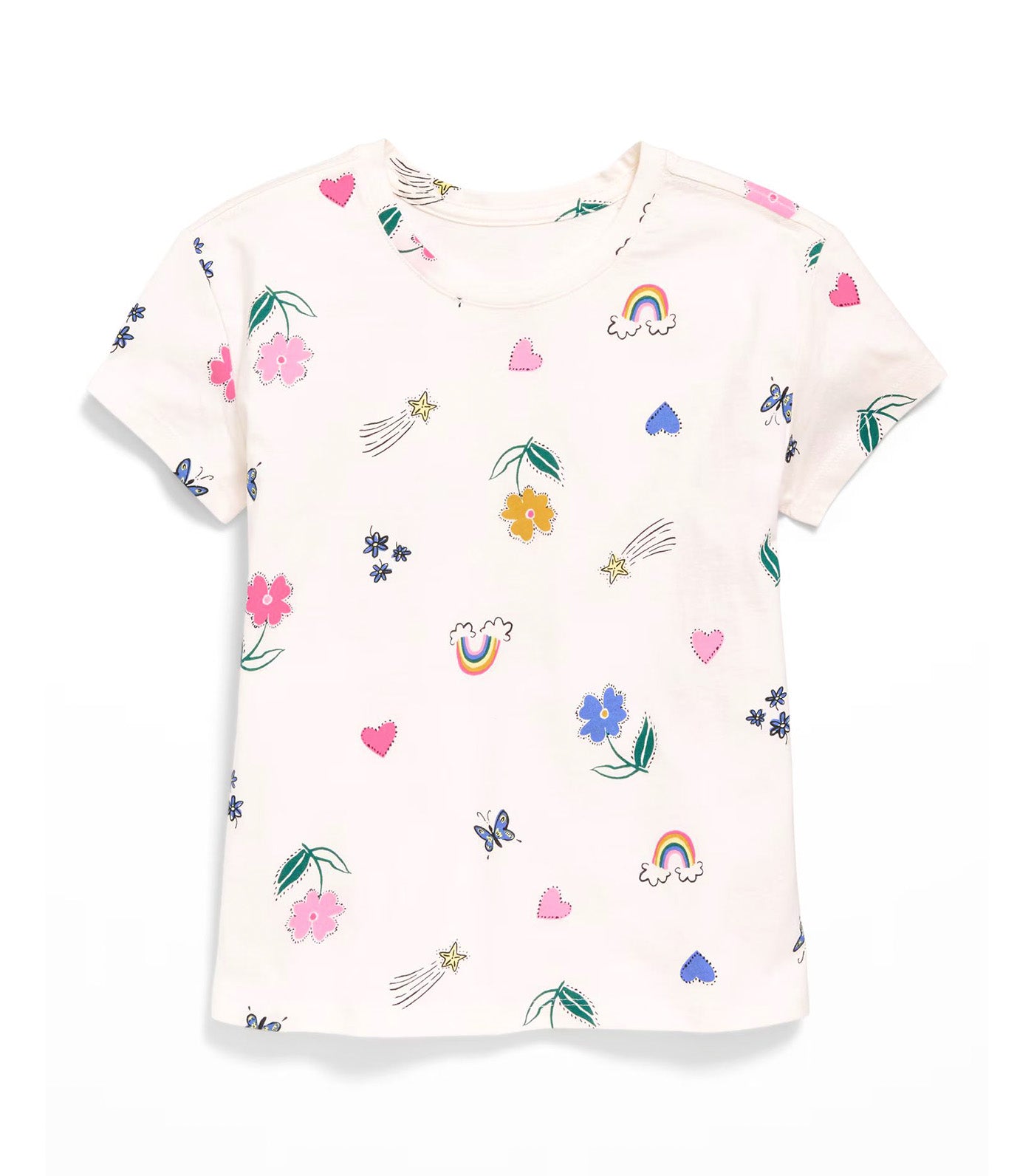 Printed Softest Short-Sleeve T-Shirt for Girls