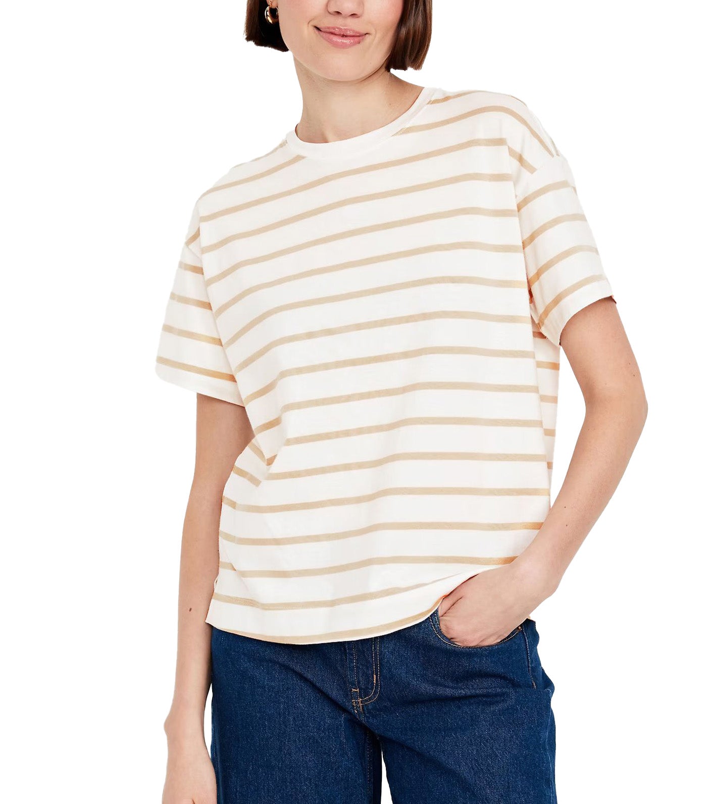 Vintage Crew-Neck T-Shirt for Women