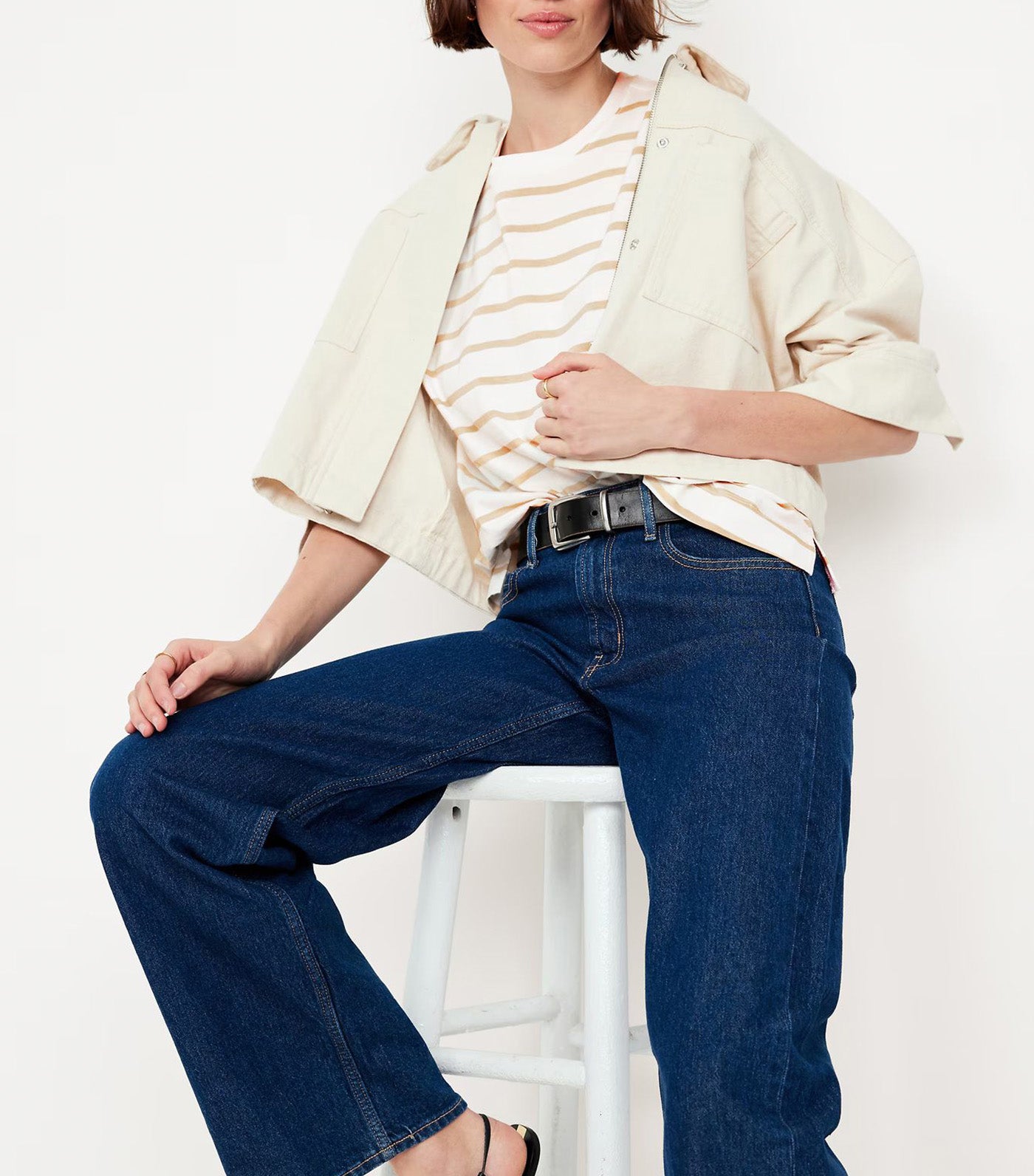 Vintage Crew-Neck T-Shirt for Women