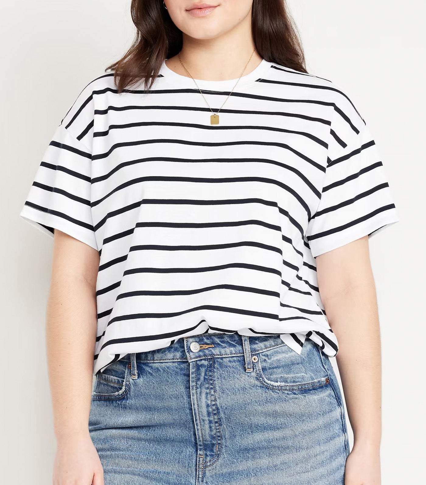 Vintage Crew-Neck T-Shirt for Women