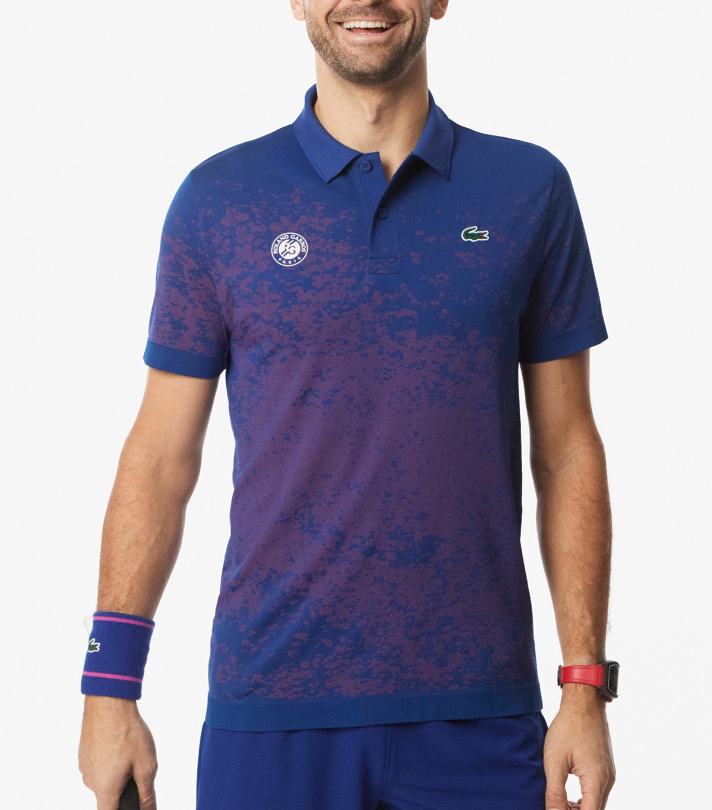 Slim Fit Roland-Garros Edition Sport Polo Shirt Cosmic/Malva