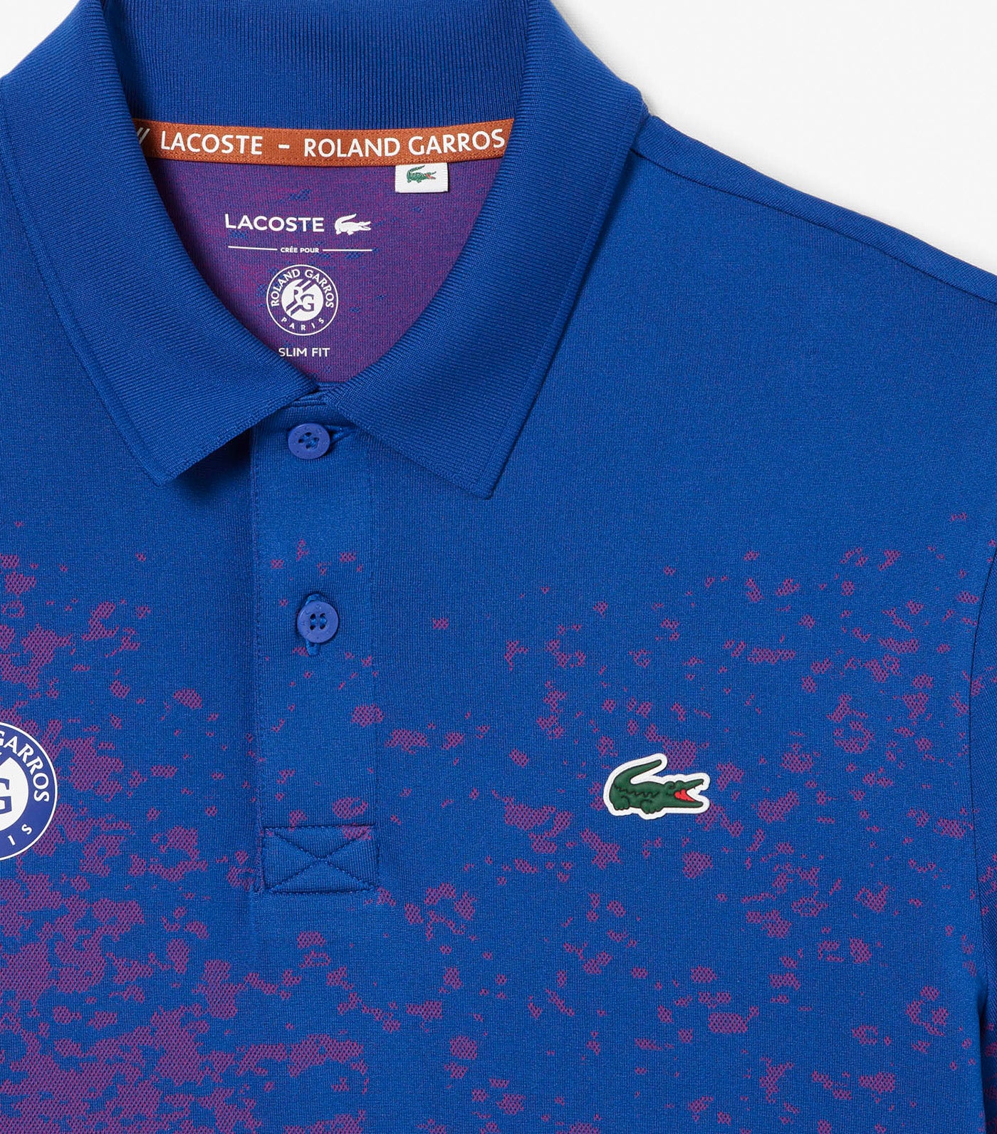 Slim Fit Roland-Garros Edition Sport Polo Shirt Cosmic/Malva