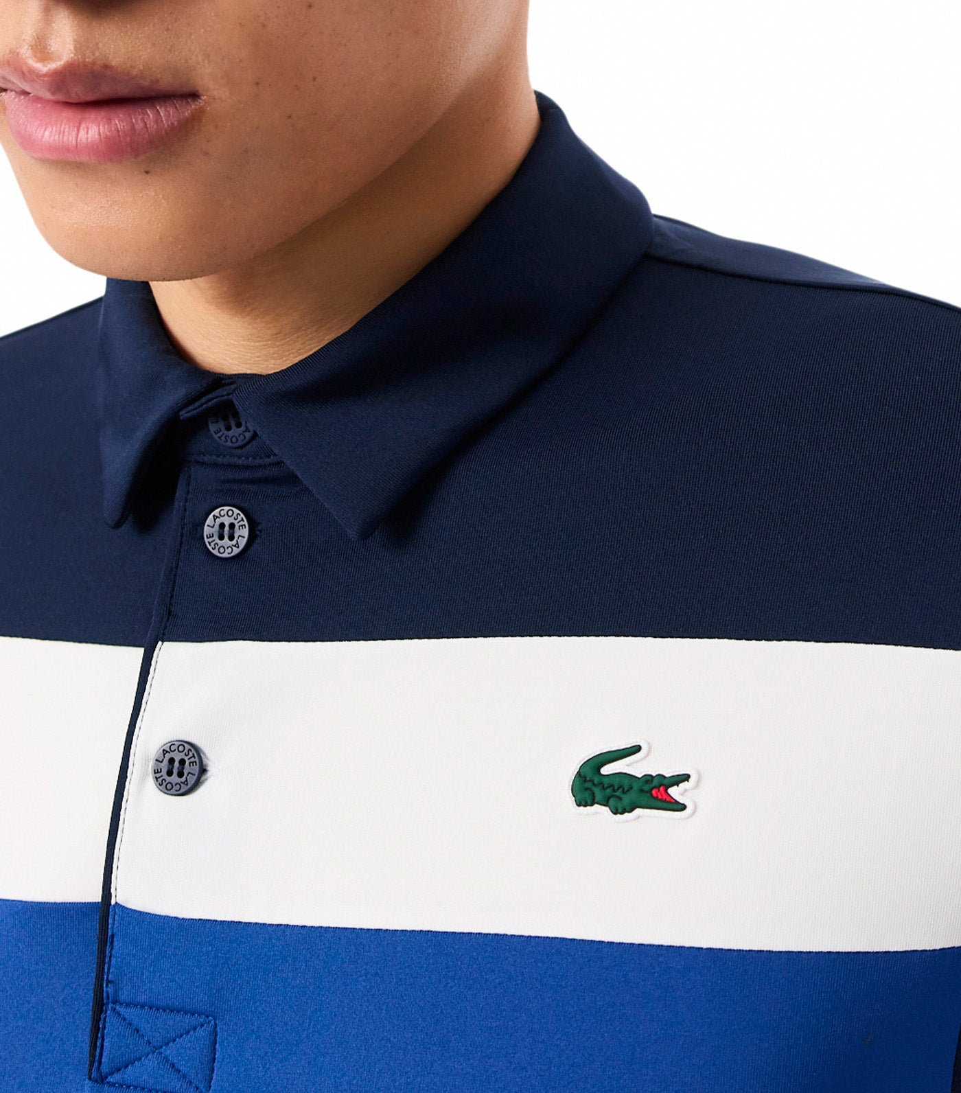 Regular Fit Color-Block Golf Polo Shirt