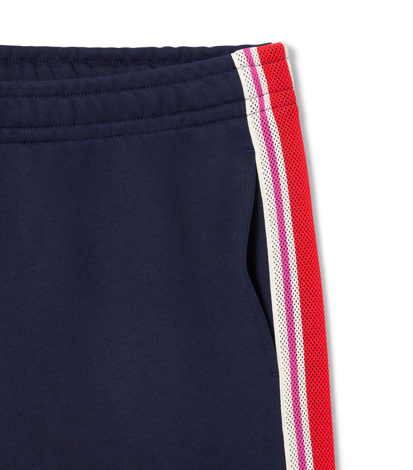 French Made Fleece Shorts Navy Blue