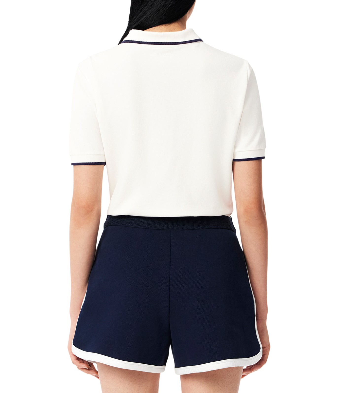 Tennis Heat Polo Shirt Flour/Navy Blue