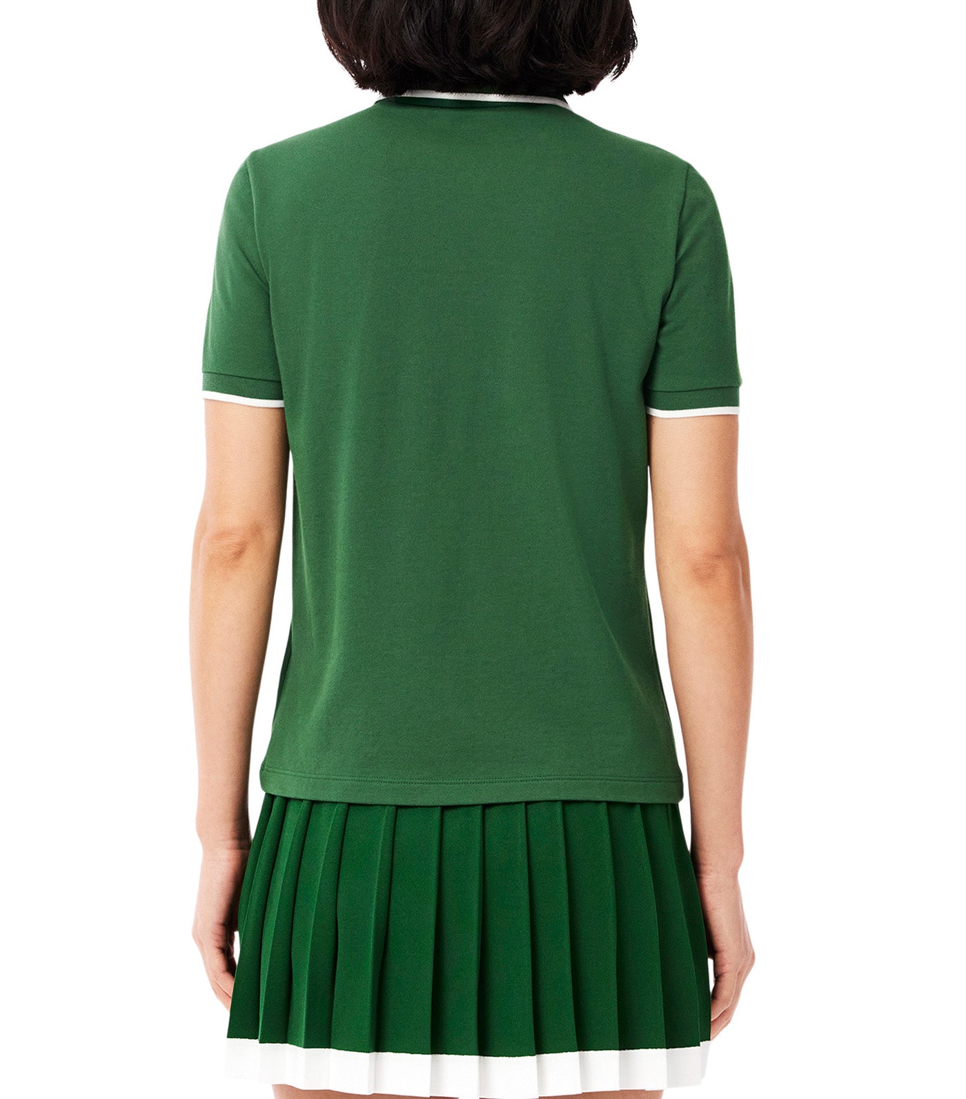 Regular Fit Tennis Heat Regulating Polo Shirt Green/Flour