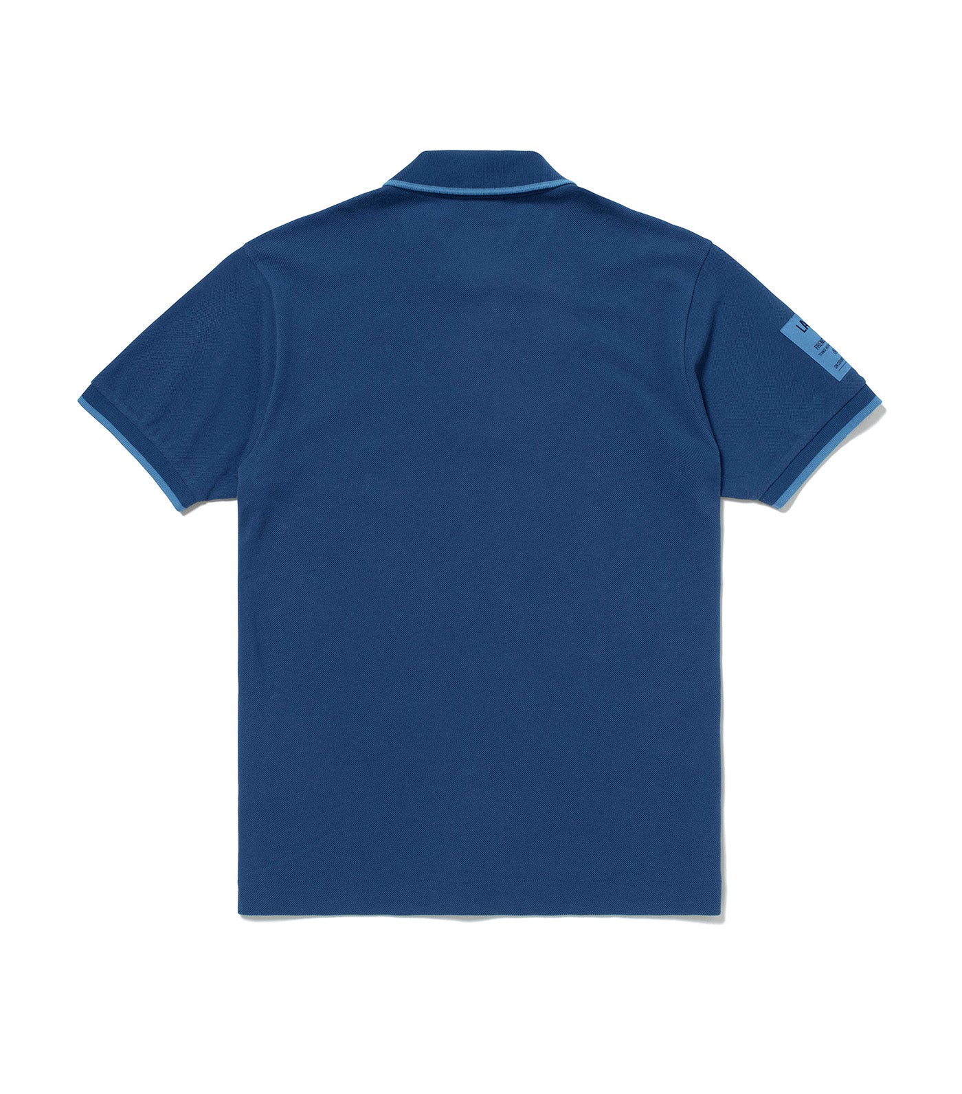 Sleeve Name Patch Pique Polo Shirt