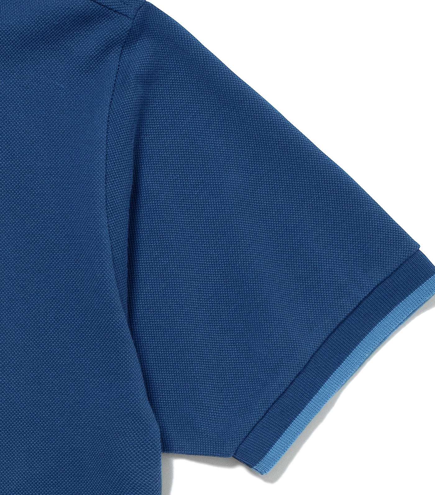 Sleeve Name Patch Pique Polo Shirt