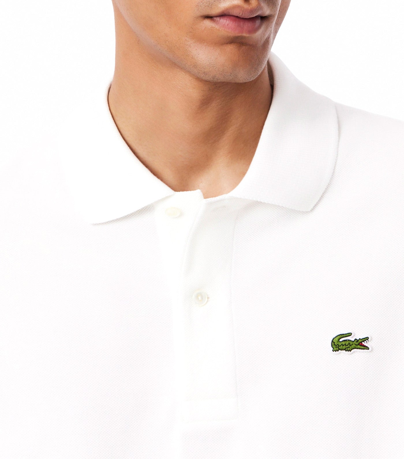 Lacoste Classic Fit L.12.12 Heavy Piqué Polo Shirt White