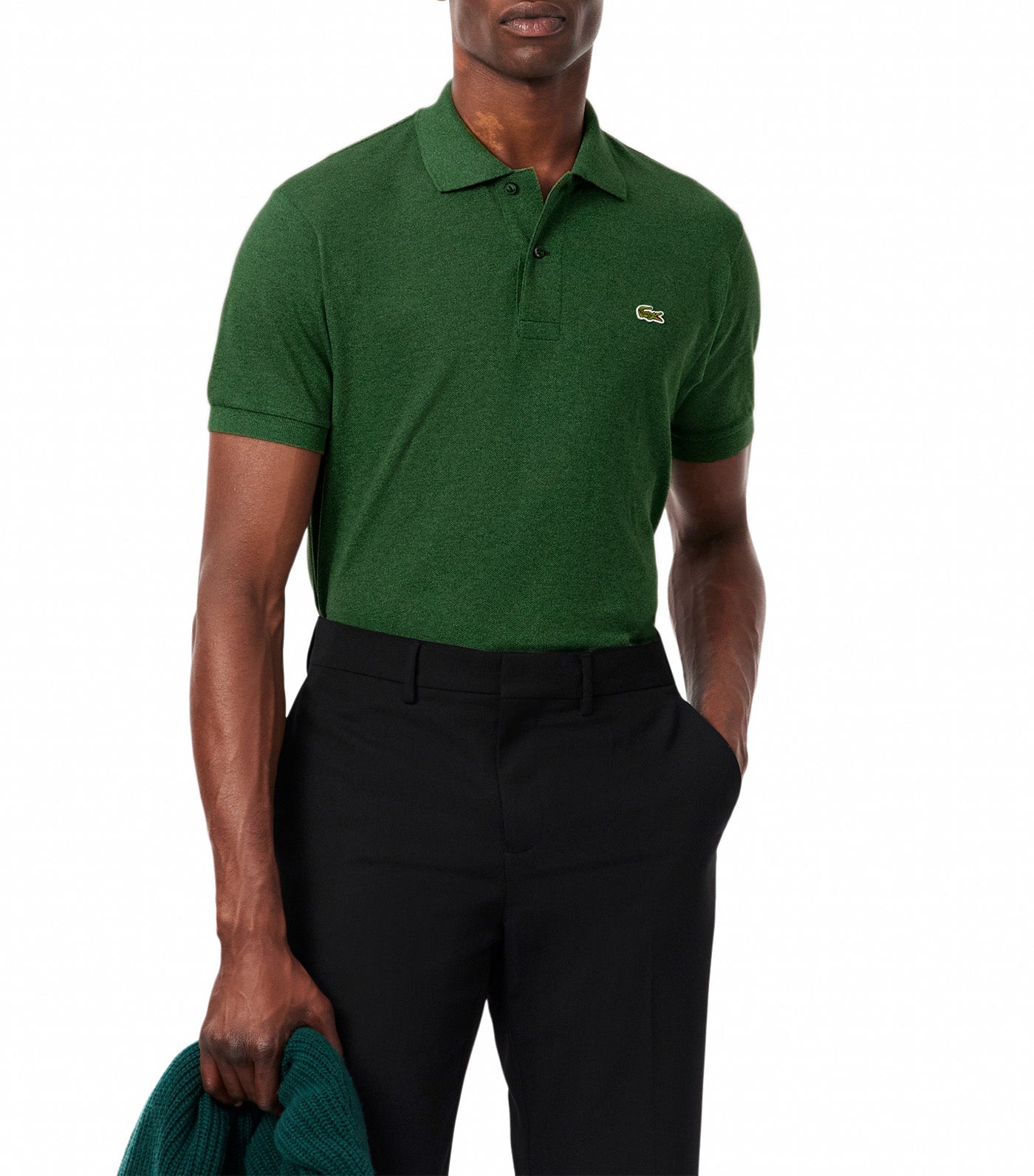 Lacoste Classic Fit L.12.12 Heavy Petit Piqué Polo Shirt Green