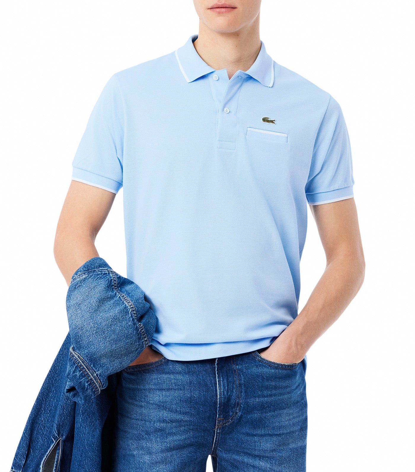 Classic Fit Pocket Accent L.12.12 Polo Shirt