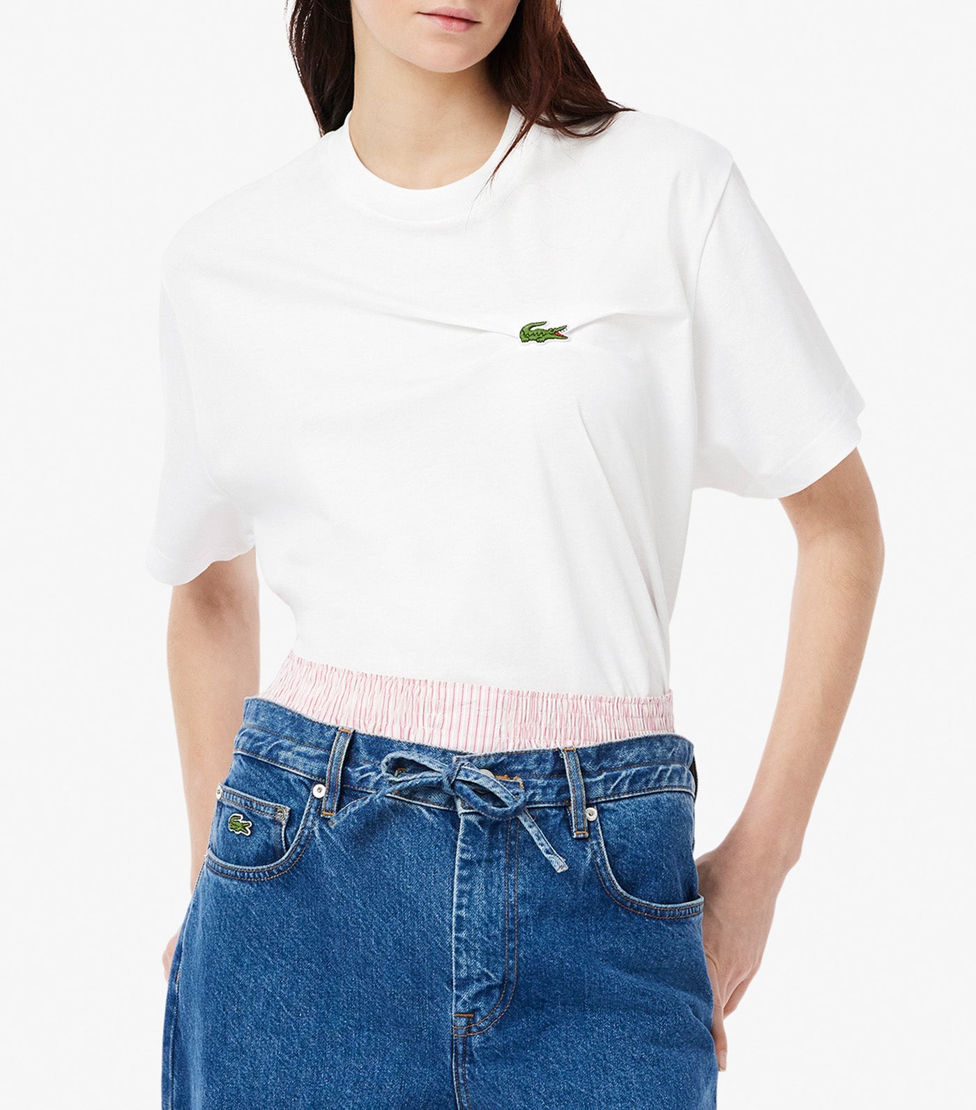 Oversized Draped Jersey T-Shirt