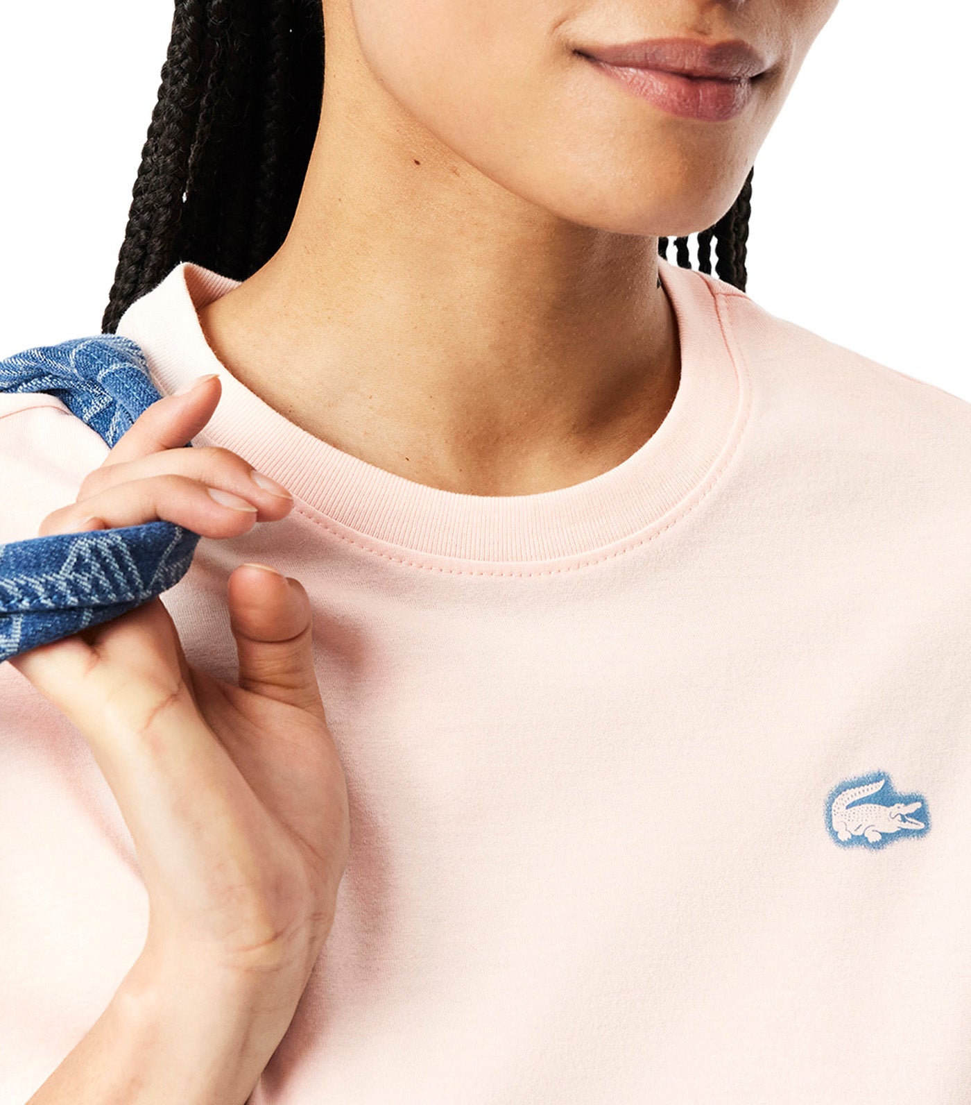 Crocodile Print Jersey T-Shirt Anogra