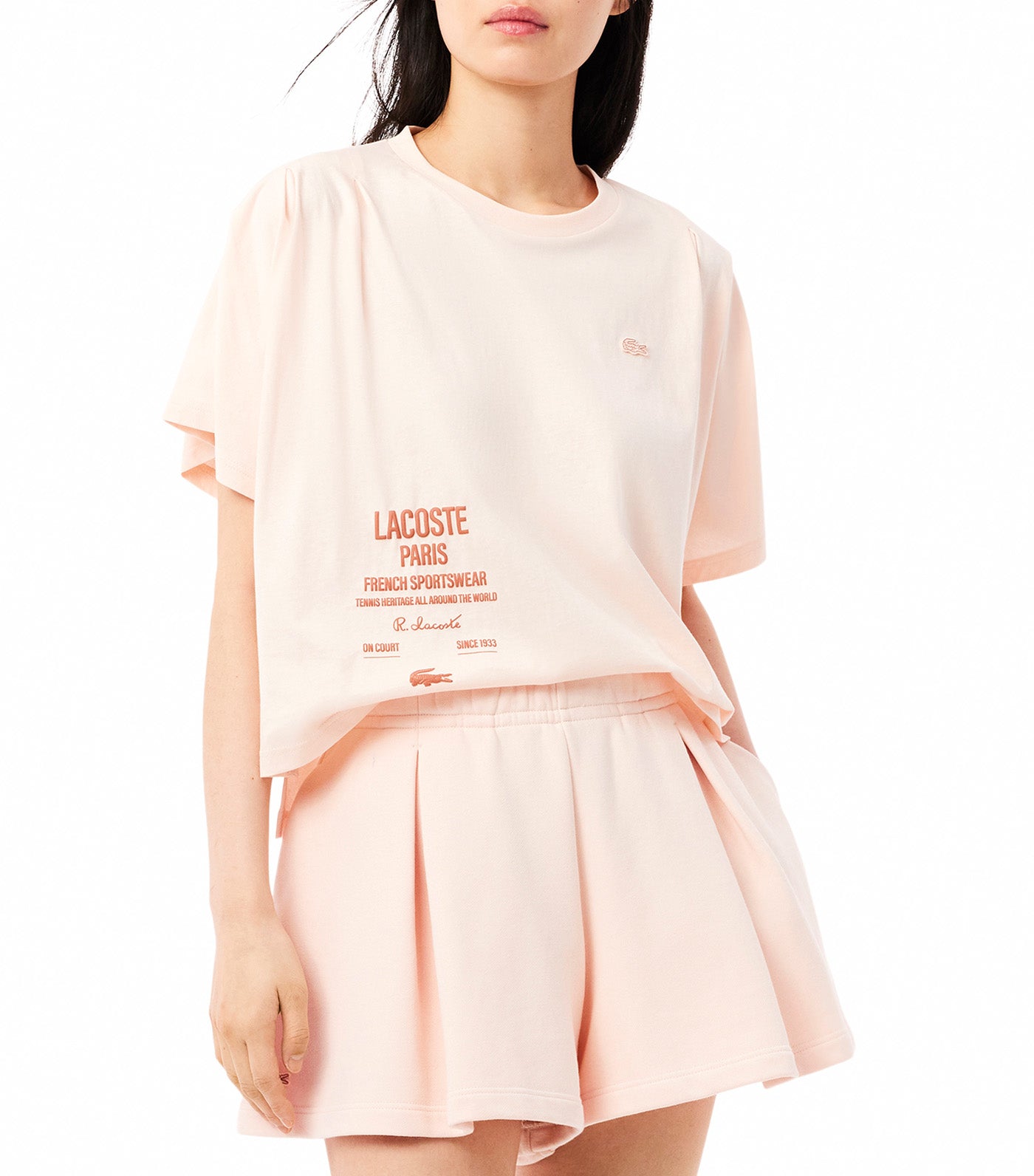 Batwing Sleeve Print T-Shirt Angora