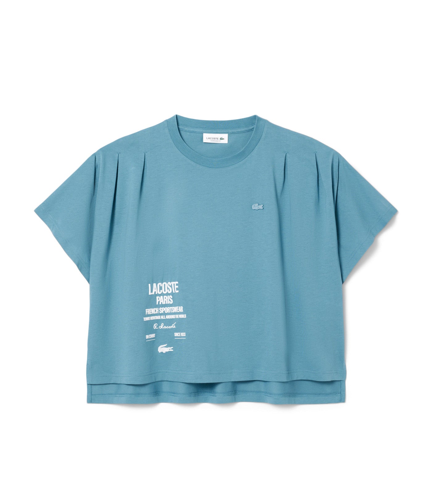 Batwing Sleeve Print T-Shirt Limestone