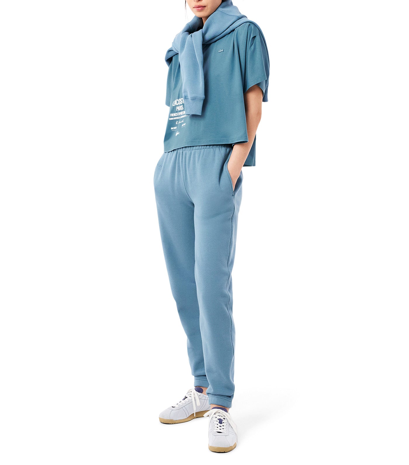 Batwing Sleeve Print T-Shirt Limestone