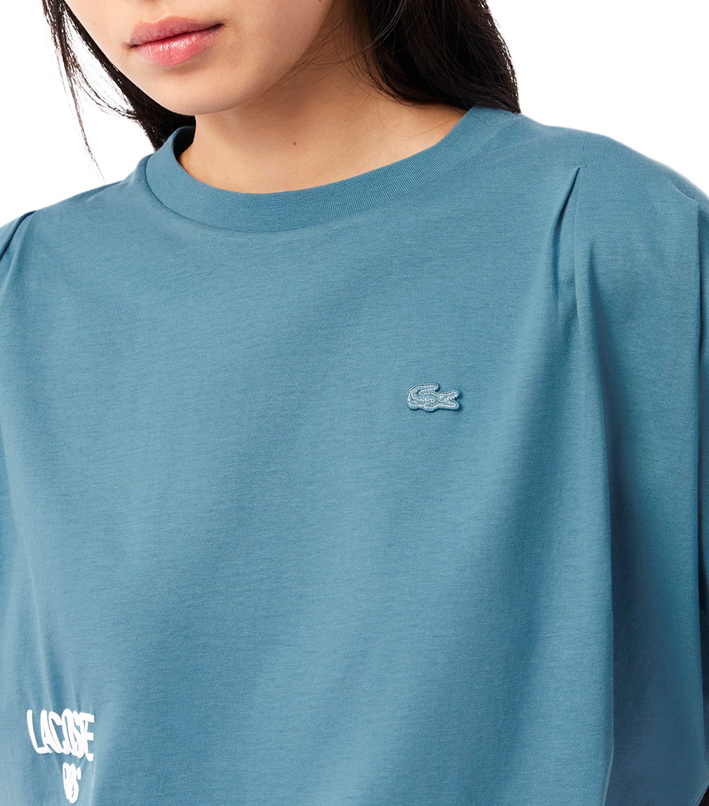 Batwing Sleeve Print T-Shirt Limestone