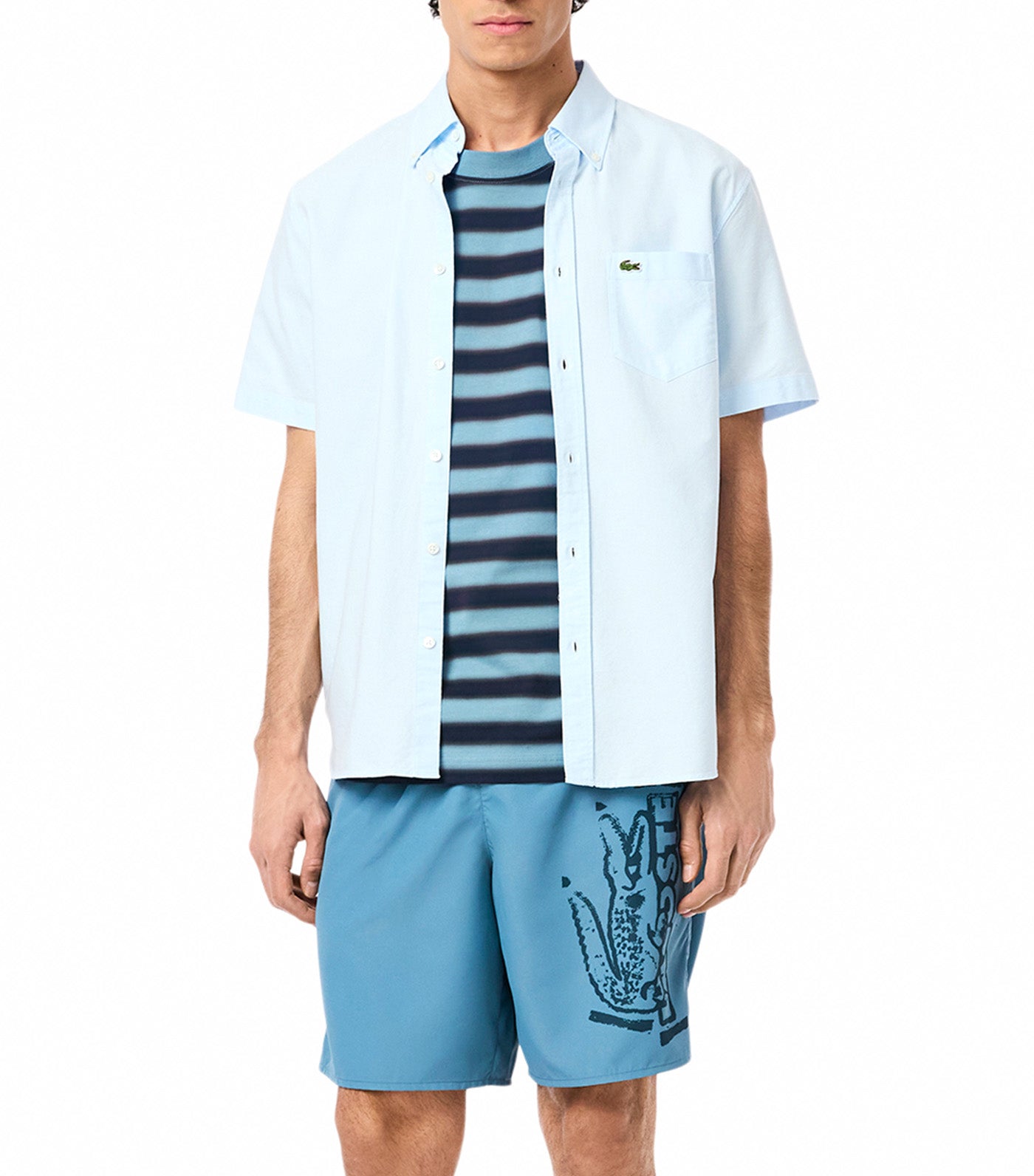 Stripe Print Jersey T-Shirt