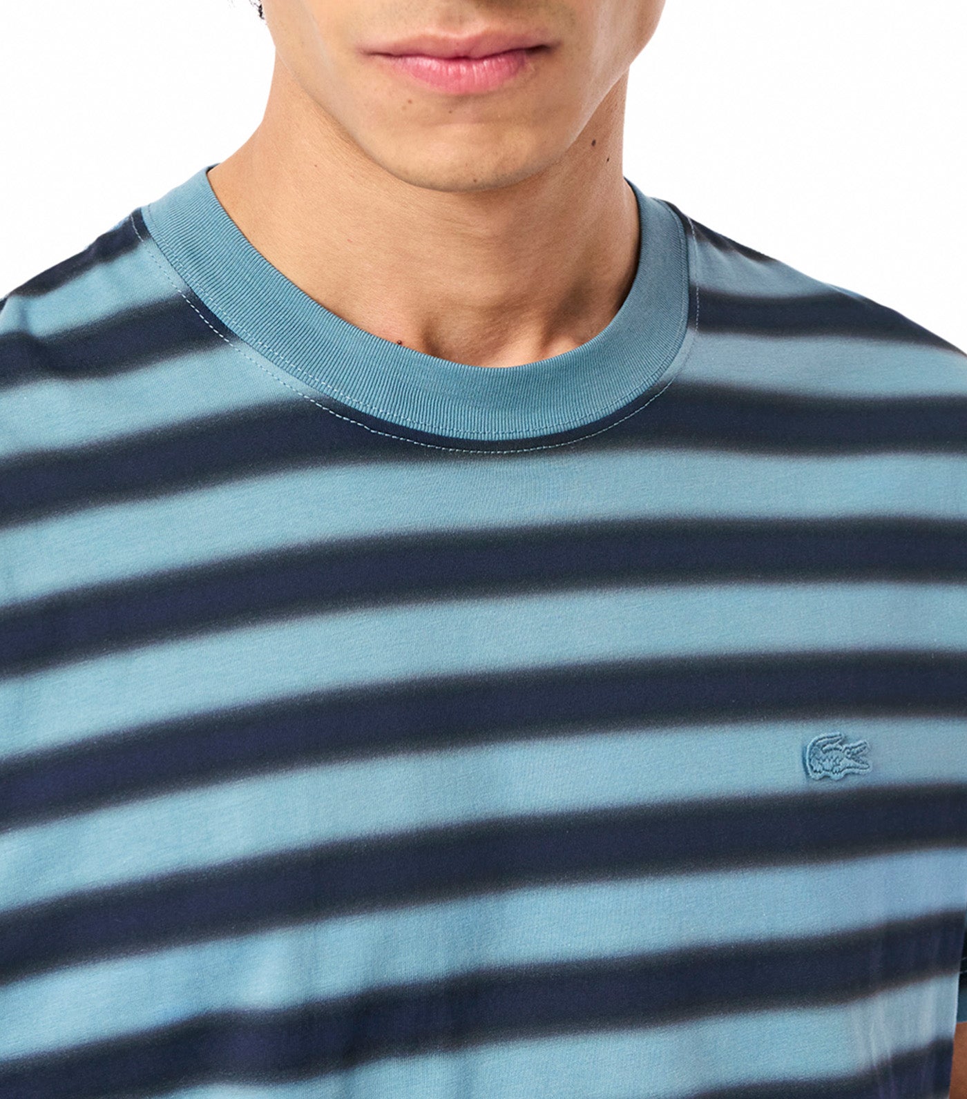 Stripe Print Jersey T-Shirt