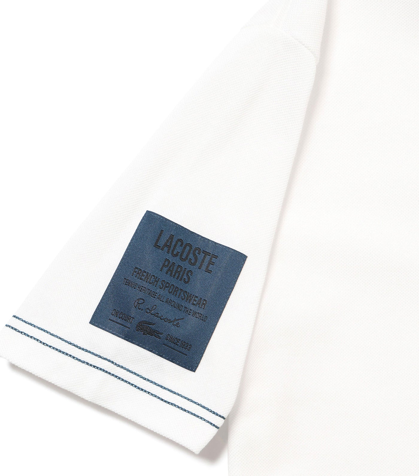 Sleeve Name Patch Pique T-Shirt