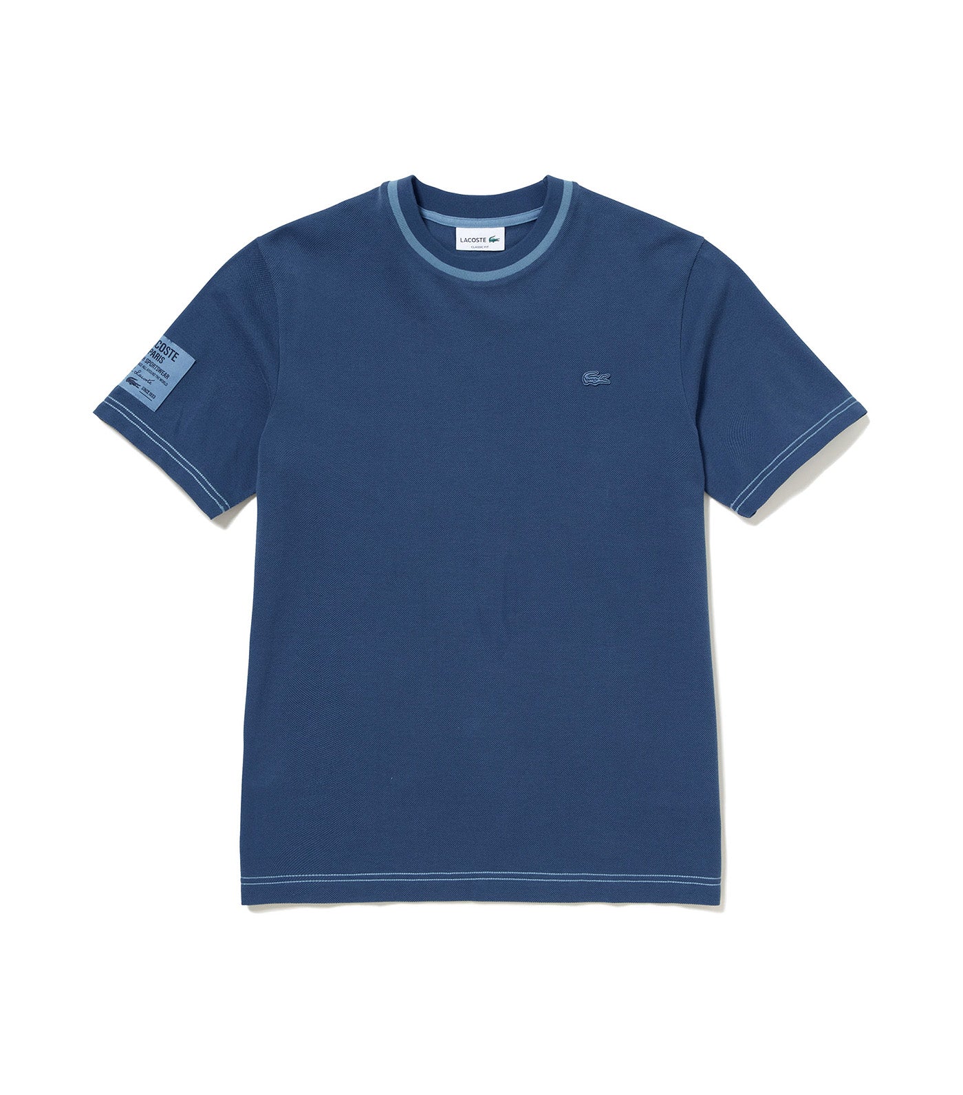 Sleeve Name Patch Pique T-Shirt