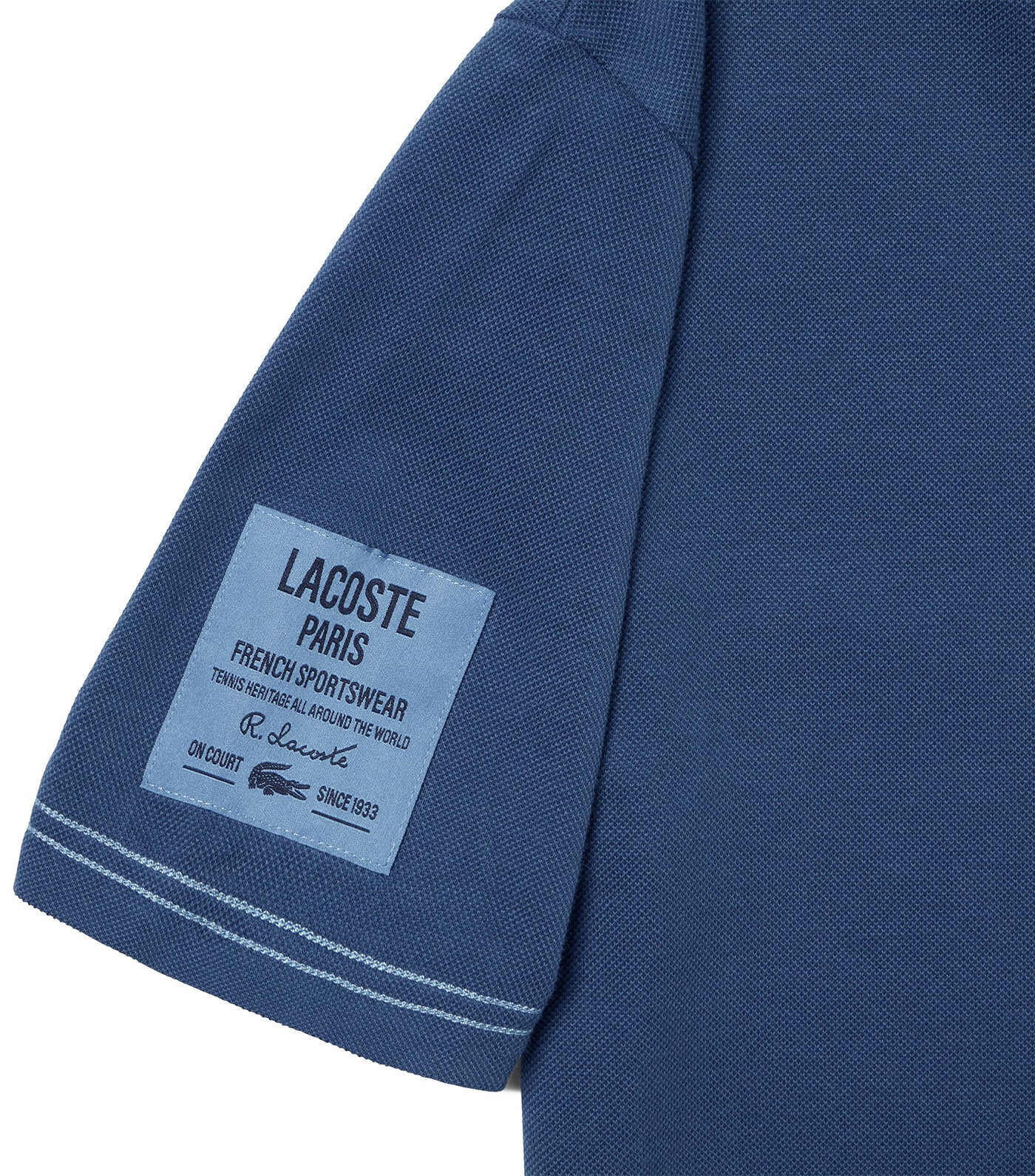 Sleeve Name Patch Pique T-Shirt