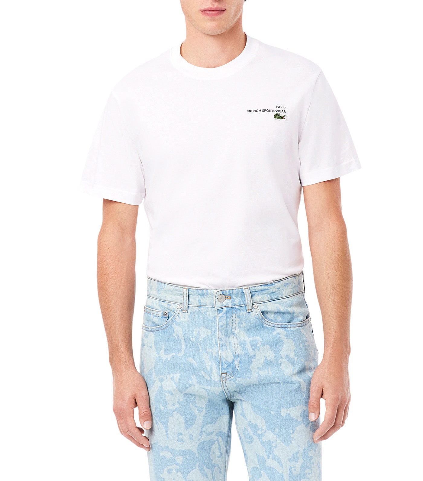 Print Motif Jersey T-Shirt